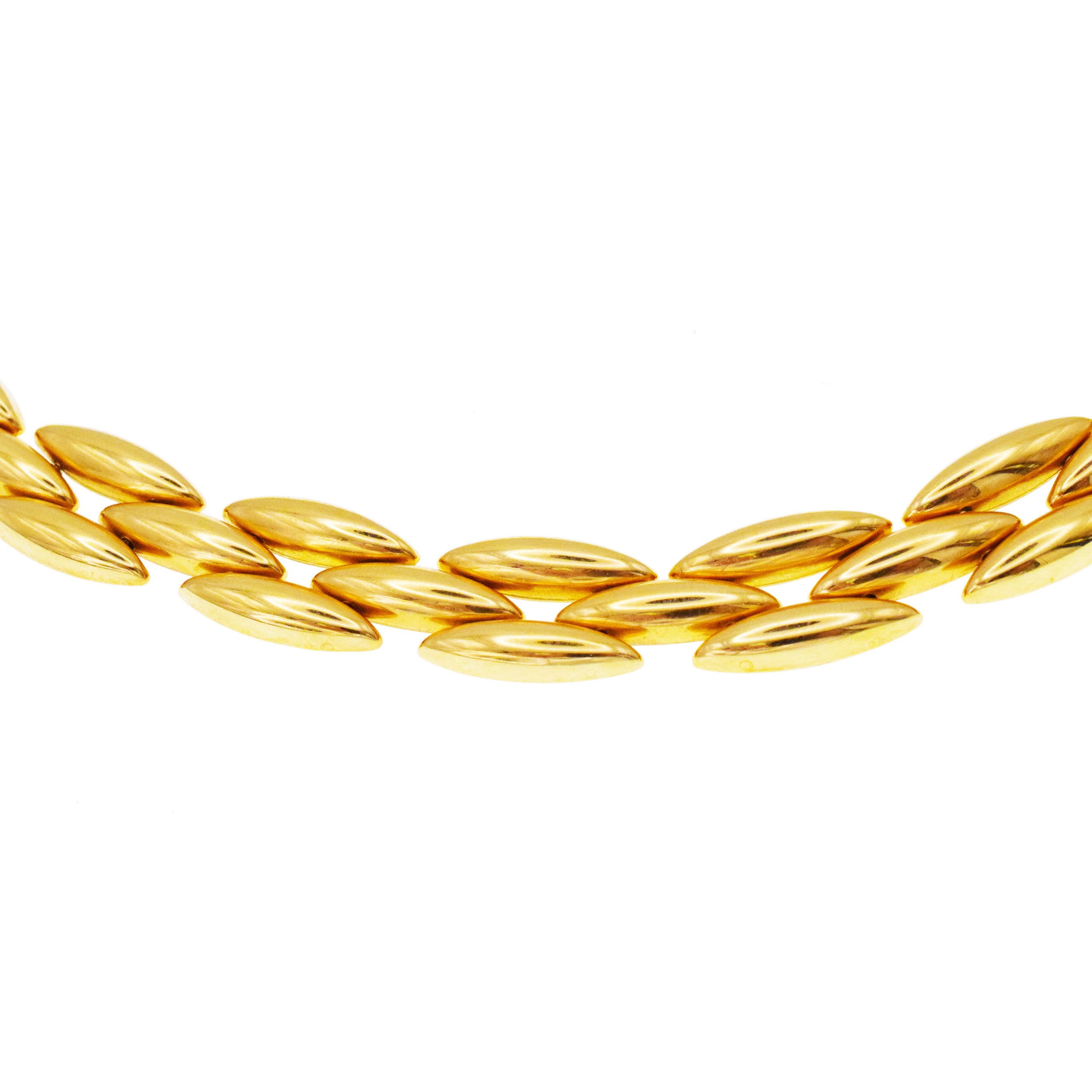 Cartier 'Gentiane' Oval Link Necklace in 18k Yellow Gold