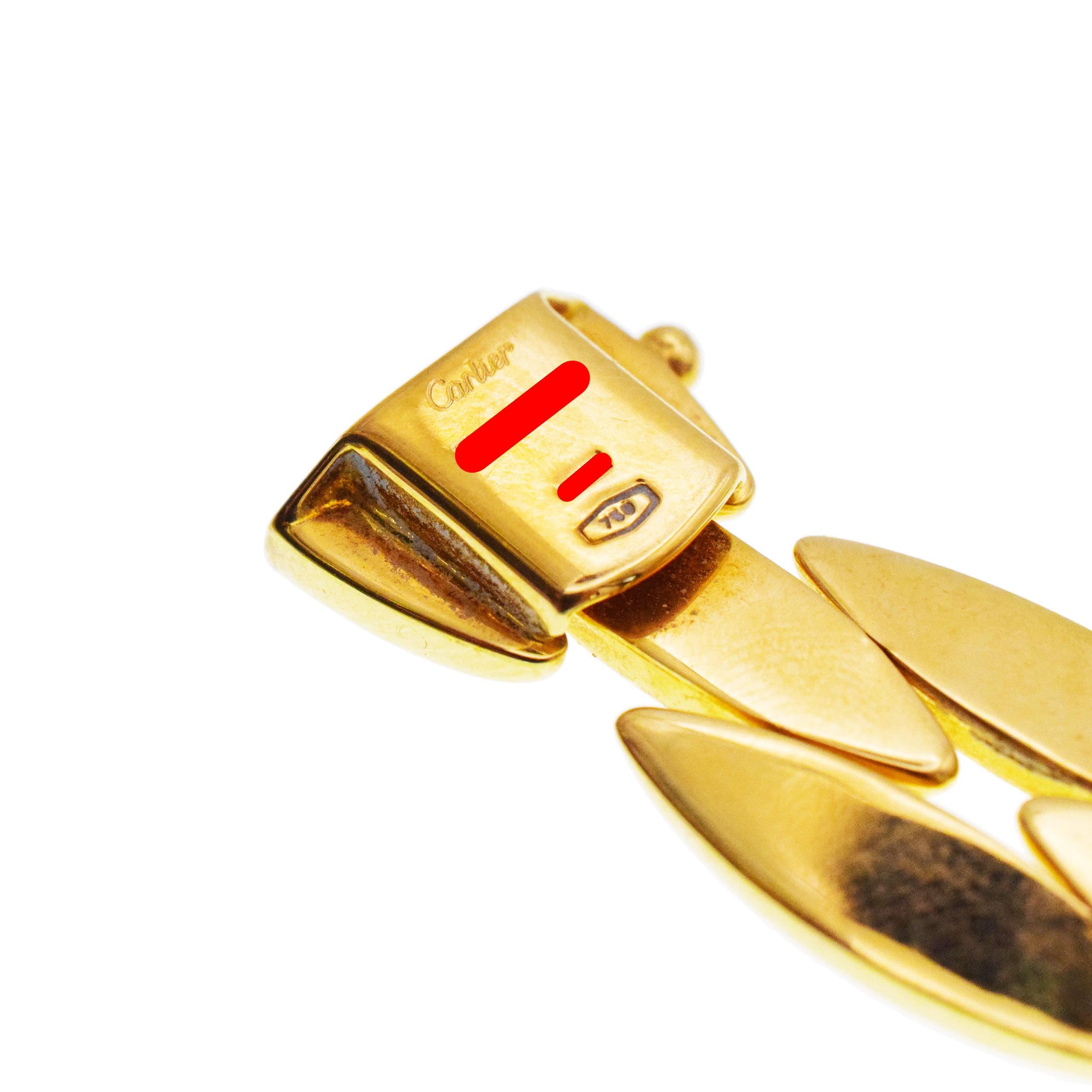Cartier 'Gentiane' Oval Link Necklace in 18k Yellow Gold