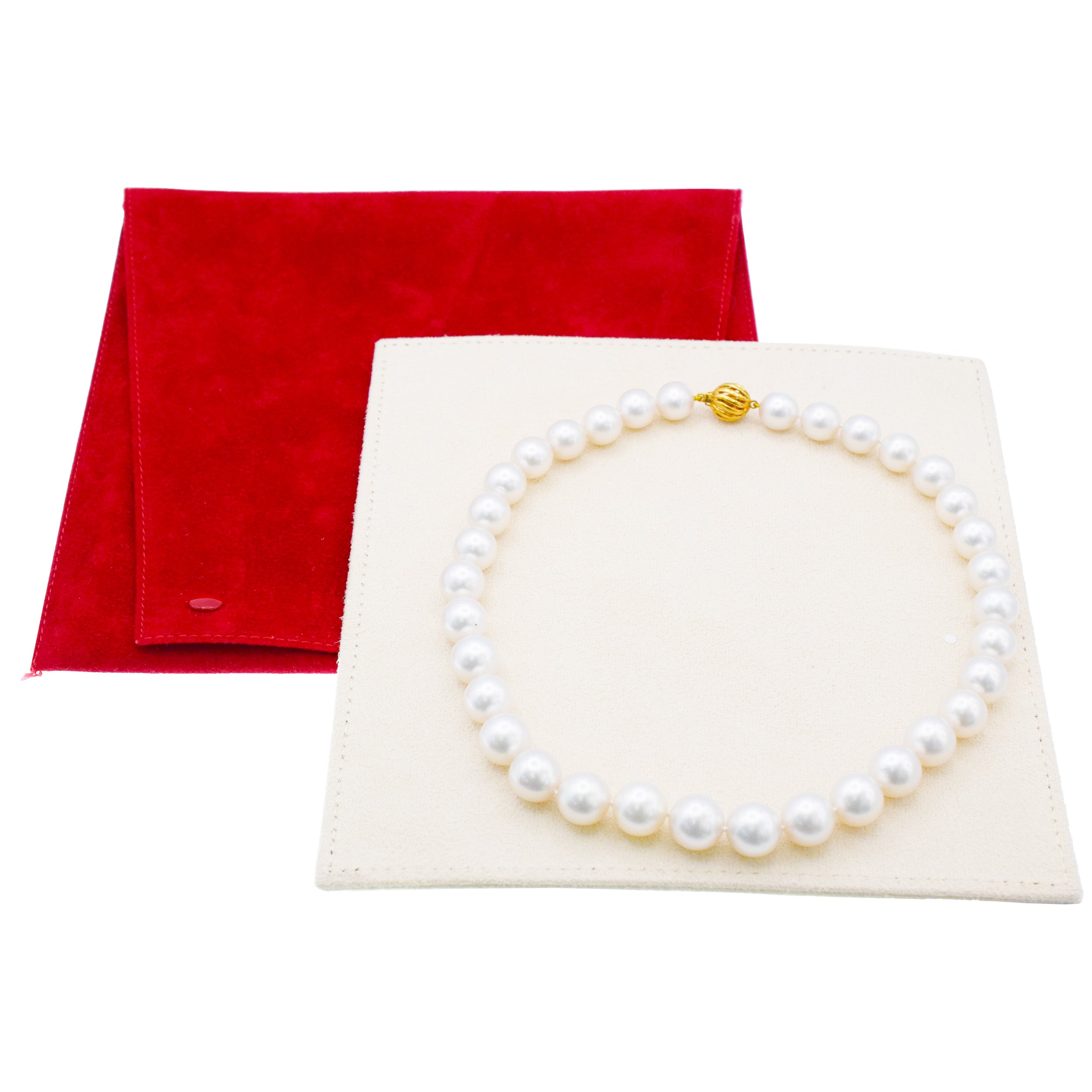 Cartier South Sea Pearl Necklace With 18k Yellow Gold Clasp