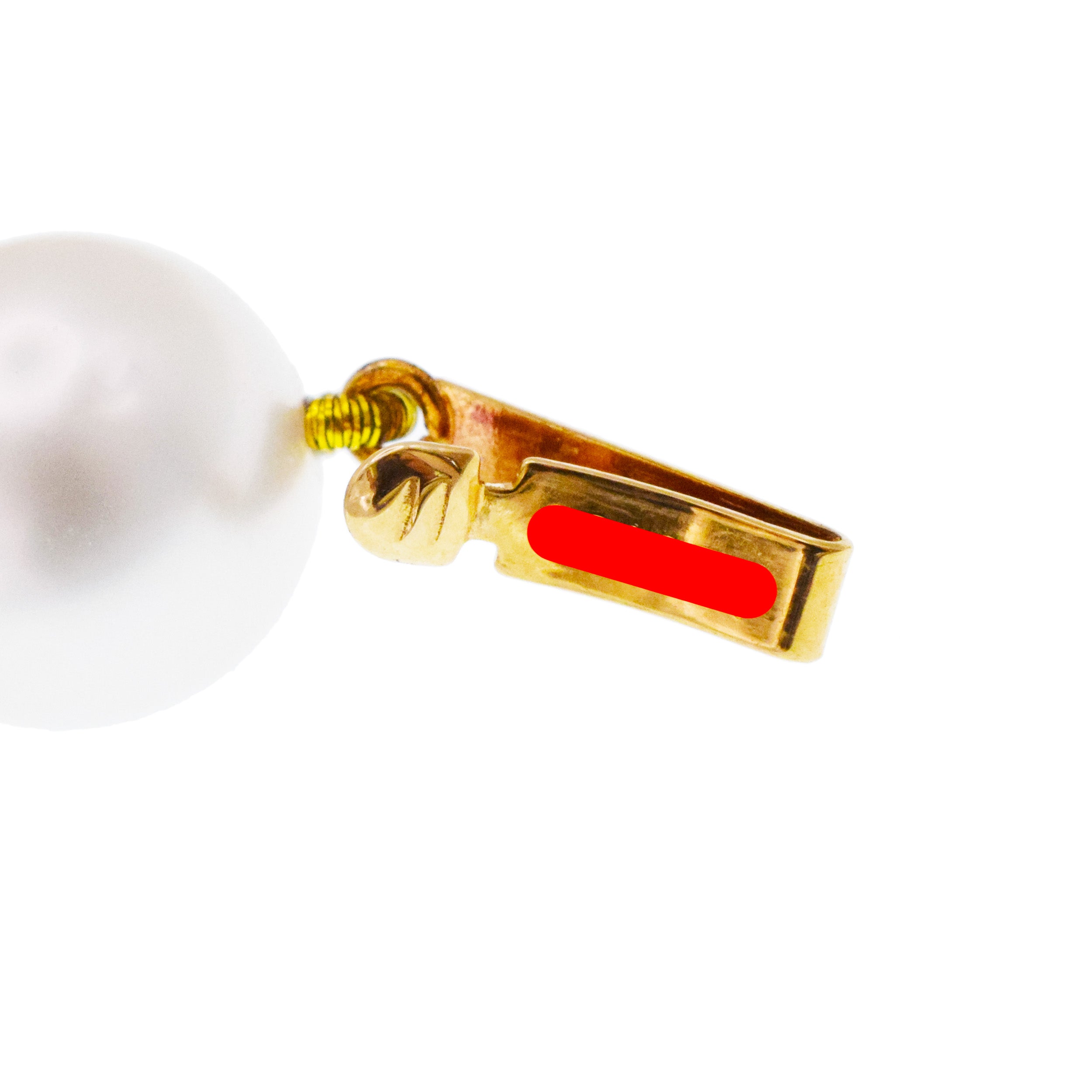 Cartier South Sea Pearl Necklace With 18k Yellow Gold Clasp