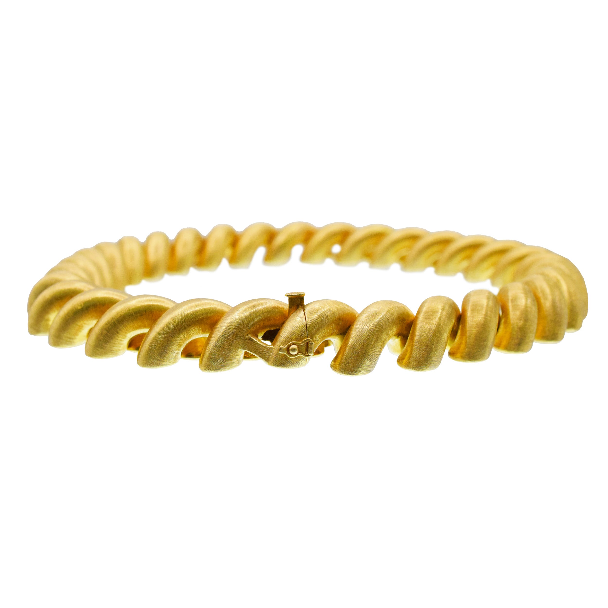 Buccellati 'San Marco' Collection Necklace and Bracelet In 18k Yellow Gold