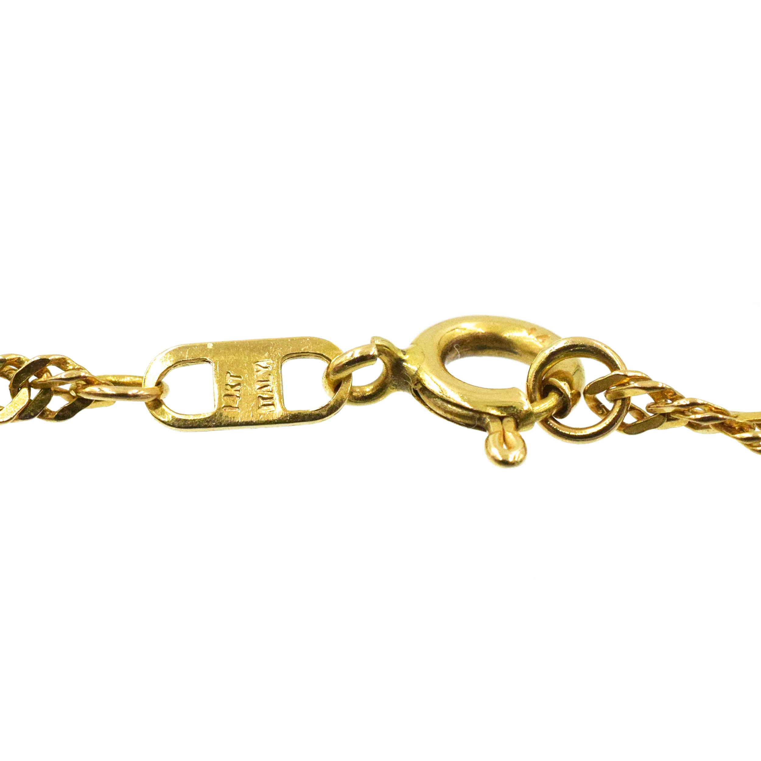 Diamond Heart Pendant Necklace With Chain In 14k Yellow Gold