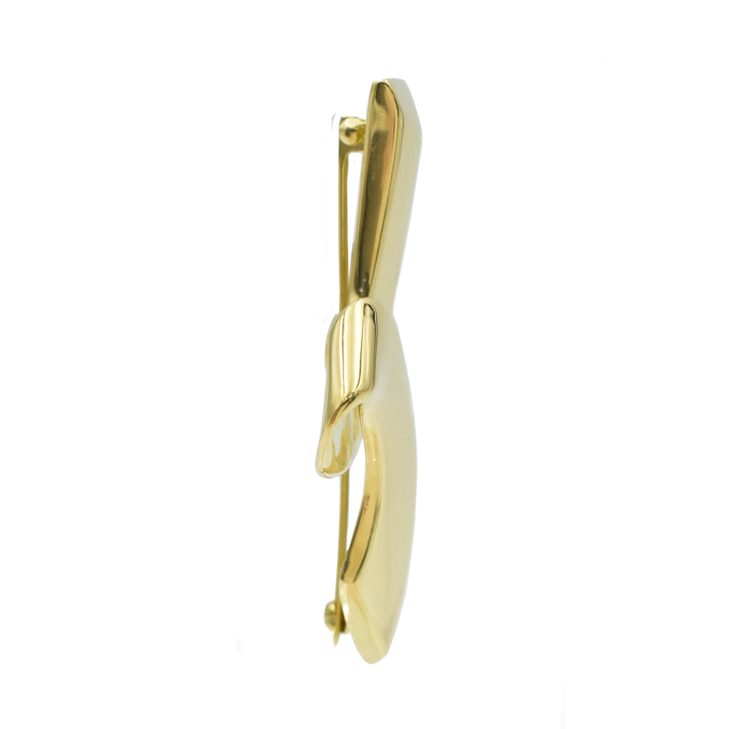 Tiffany & Co. by Paloma Picasso Ribbon Brooch In 18k Yellow Gold