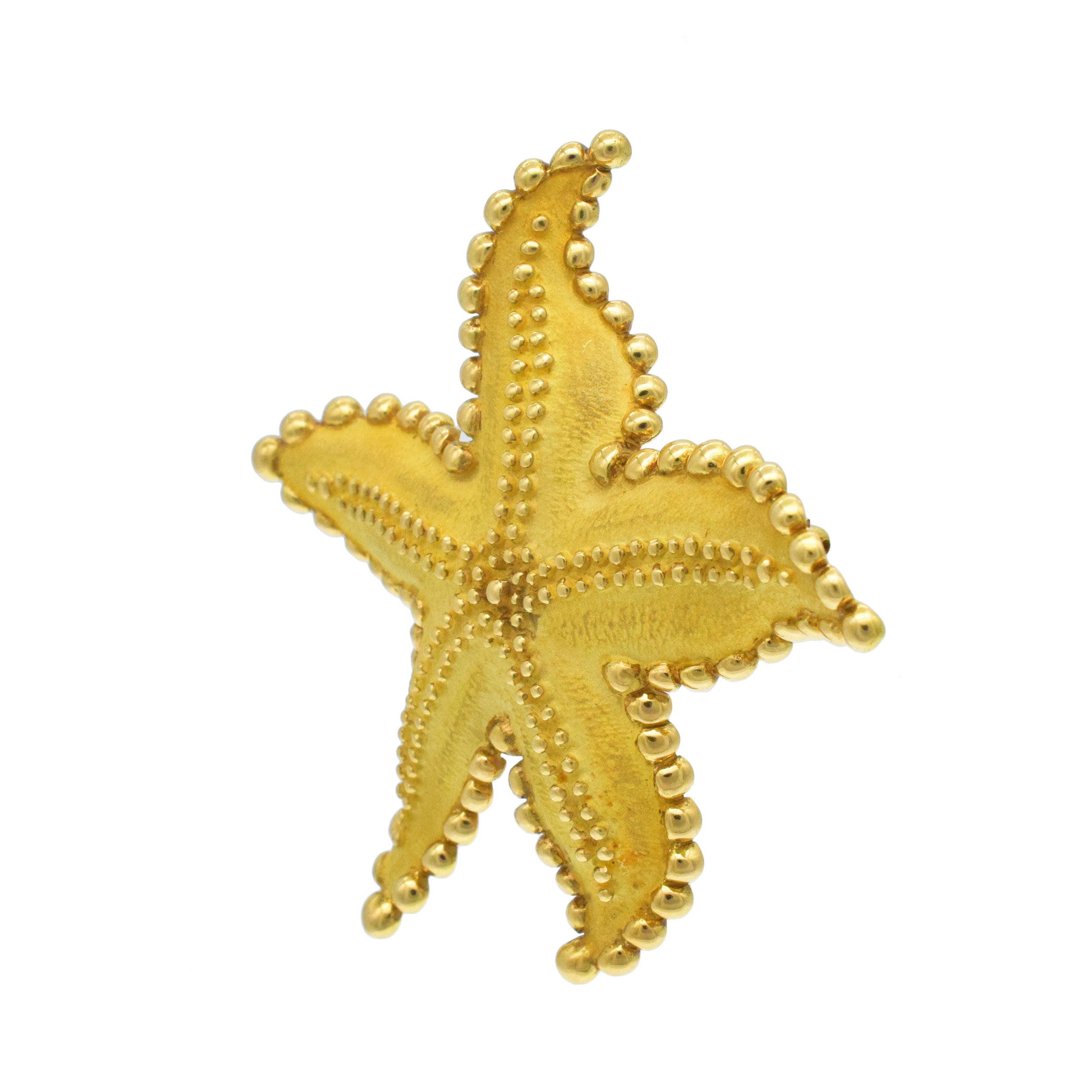 Tiffany & Co. Starfish Brooch In 18k Yellow Gold