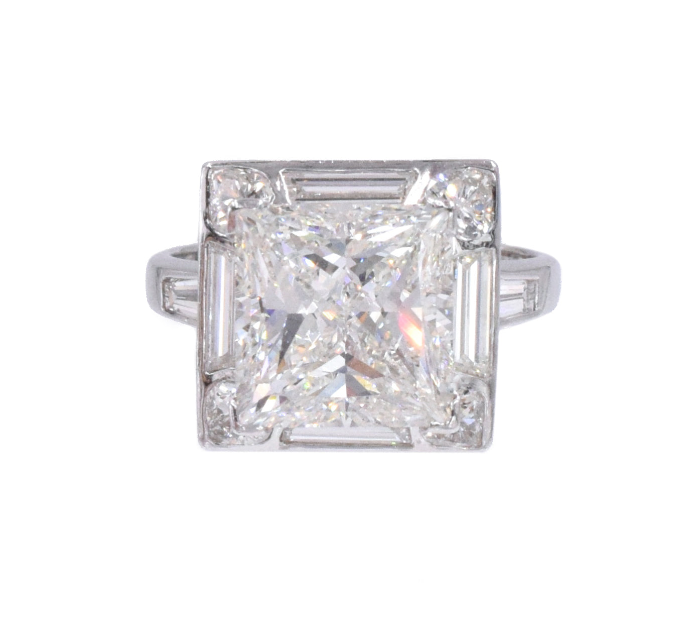 Diamond Engagement Ring in platinum.