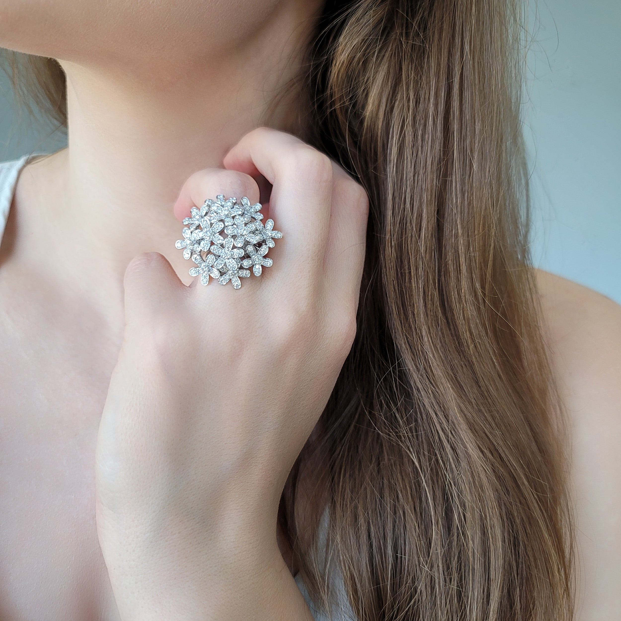 Van Cleef & Arpels "Socrate" Diamond Bouquet Ring