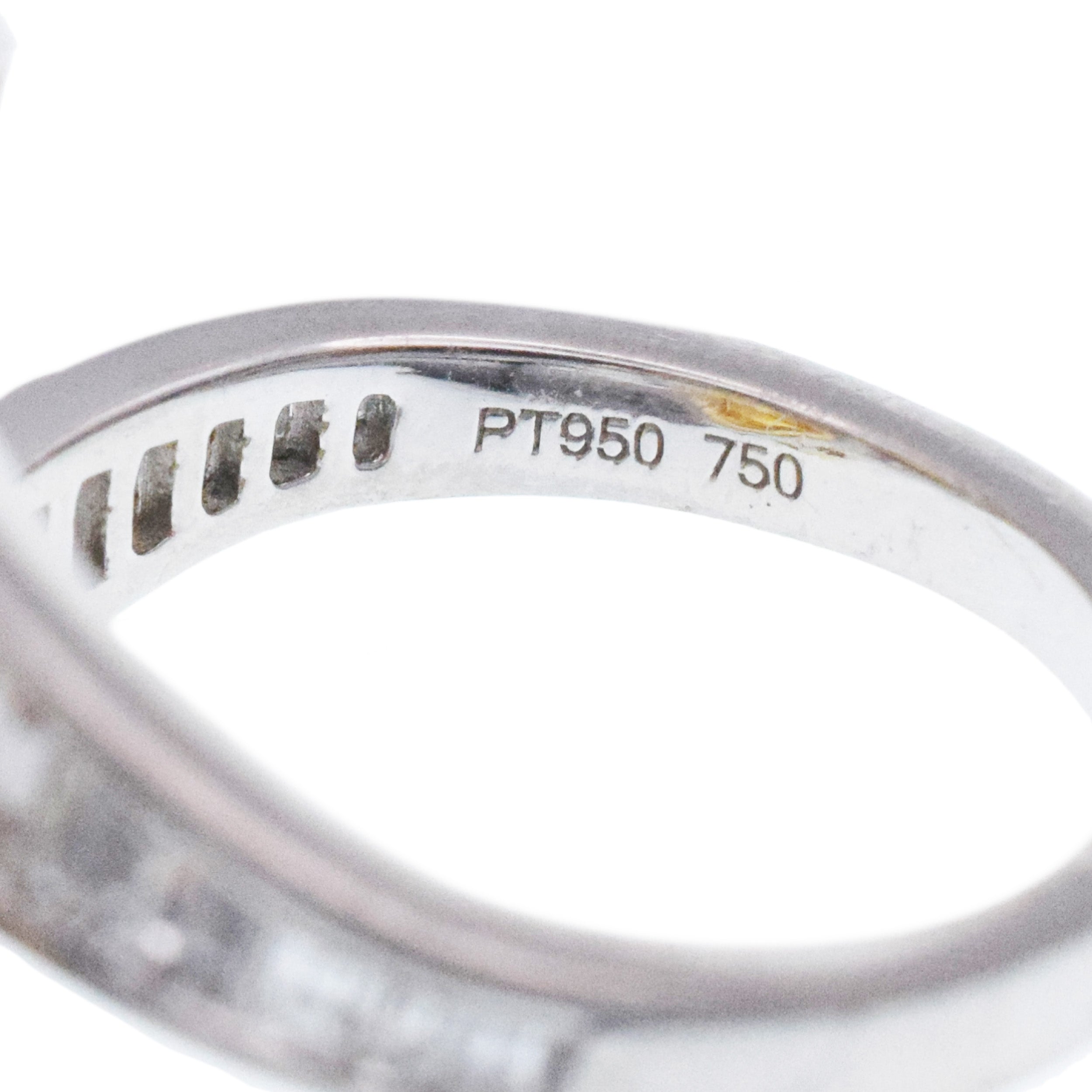 'Toi Et Moi' Vivid Yellow Diamond Ring In Platinum And Gold