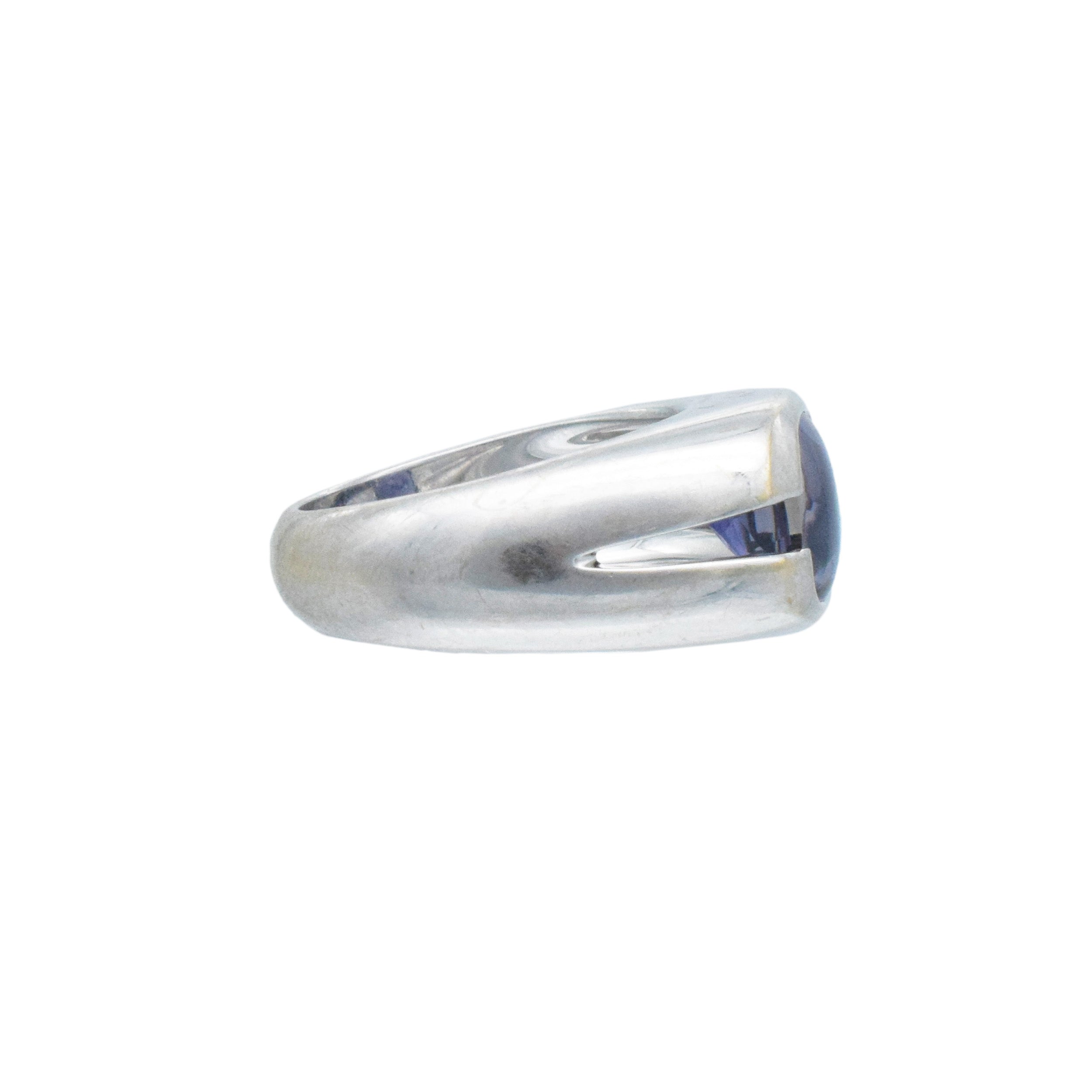 Tiffany & Co. Iolite Solitaire Ring In 18k White Gold