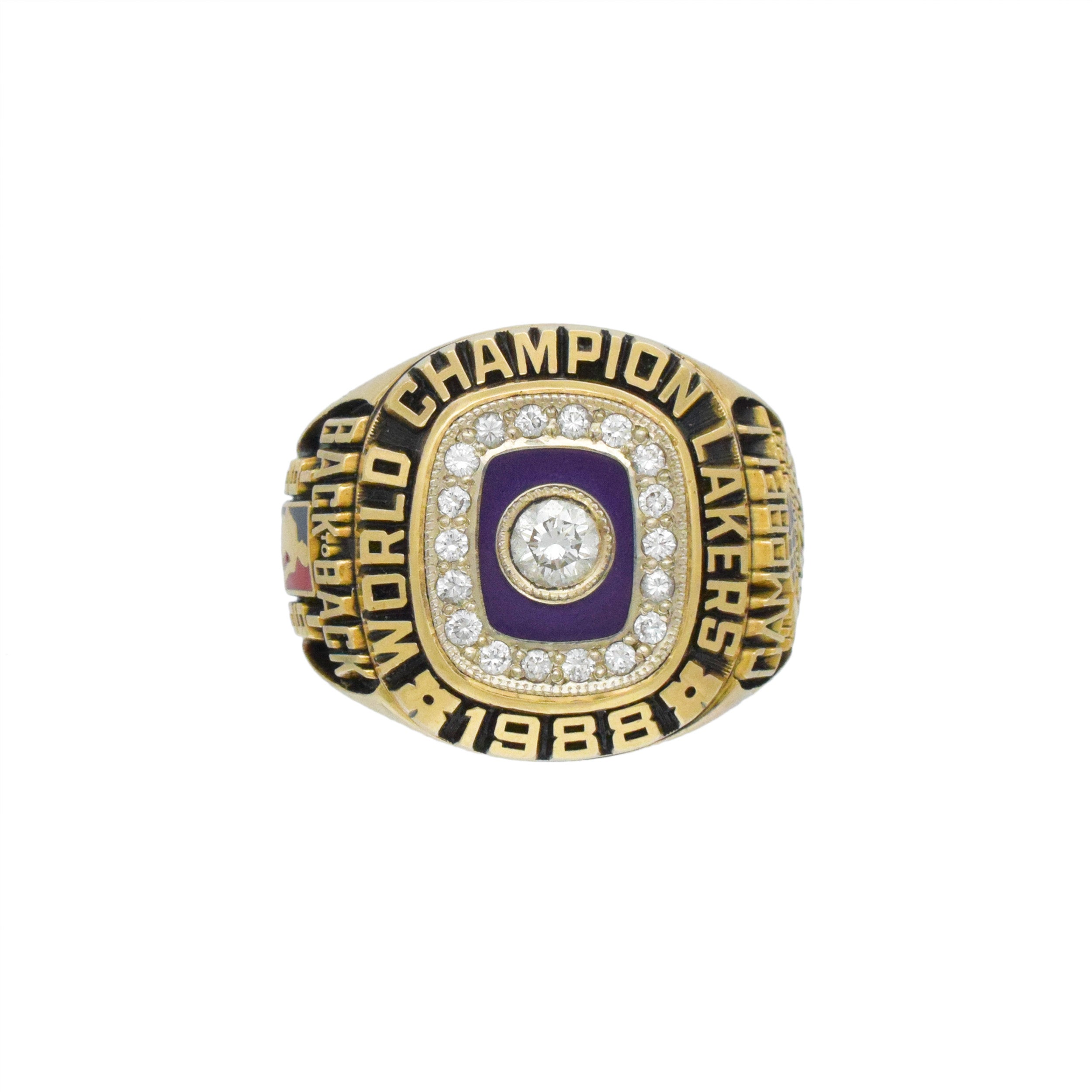 1988 Tony Campbel's Los Angeles Lakers NBA Championship Players Ring In 14k Gold