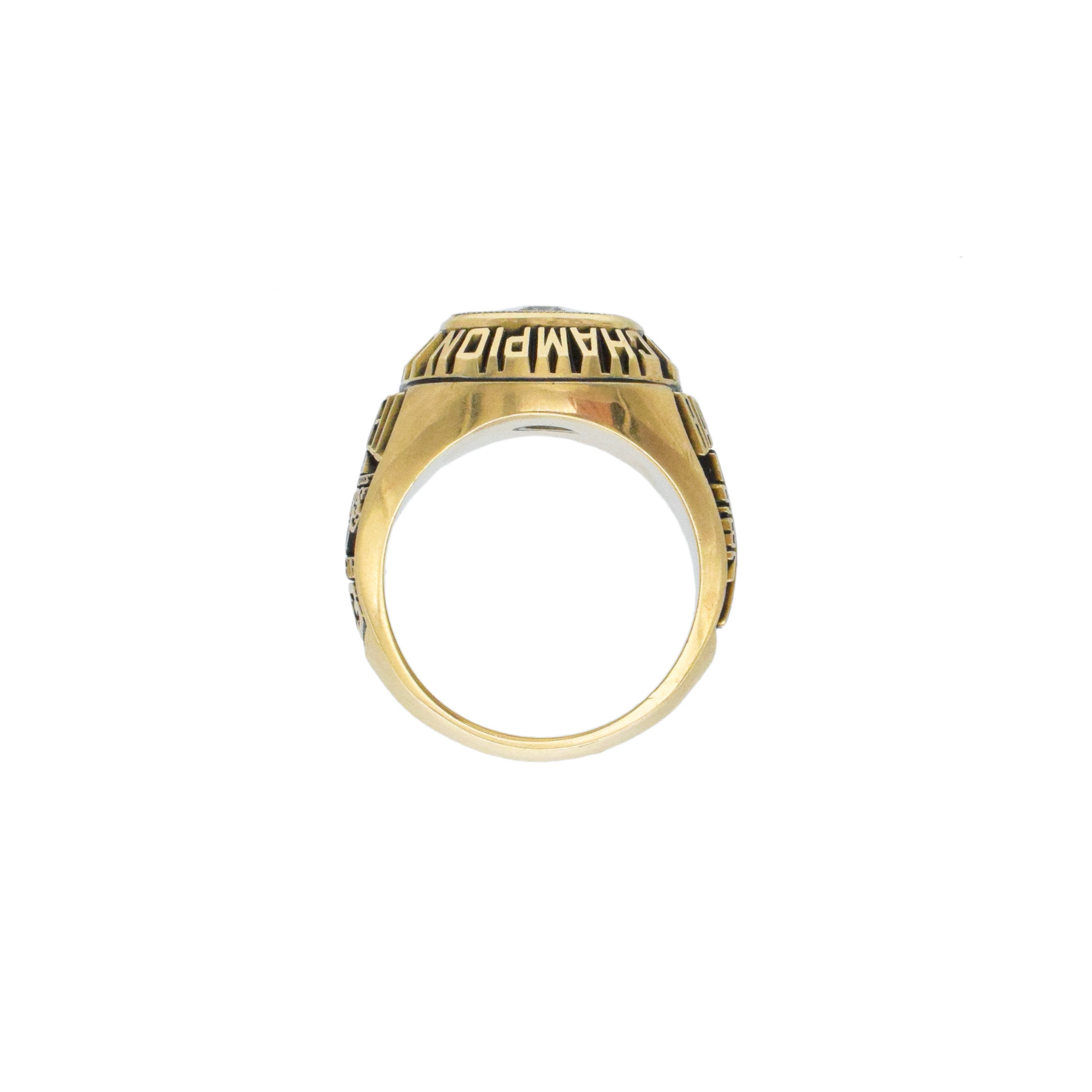 1988 Tony Campbel's Los Angeles Lakers NBA Championship Players Ring In 14k Gold
