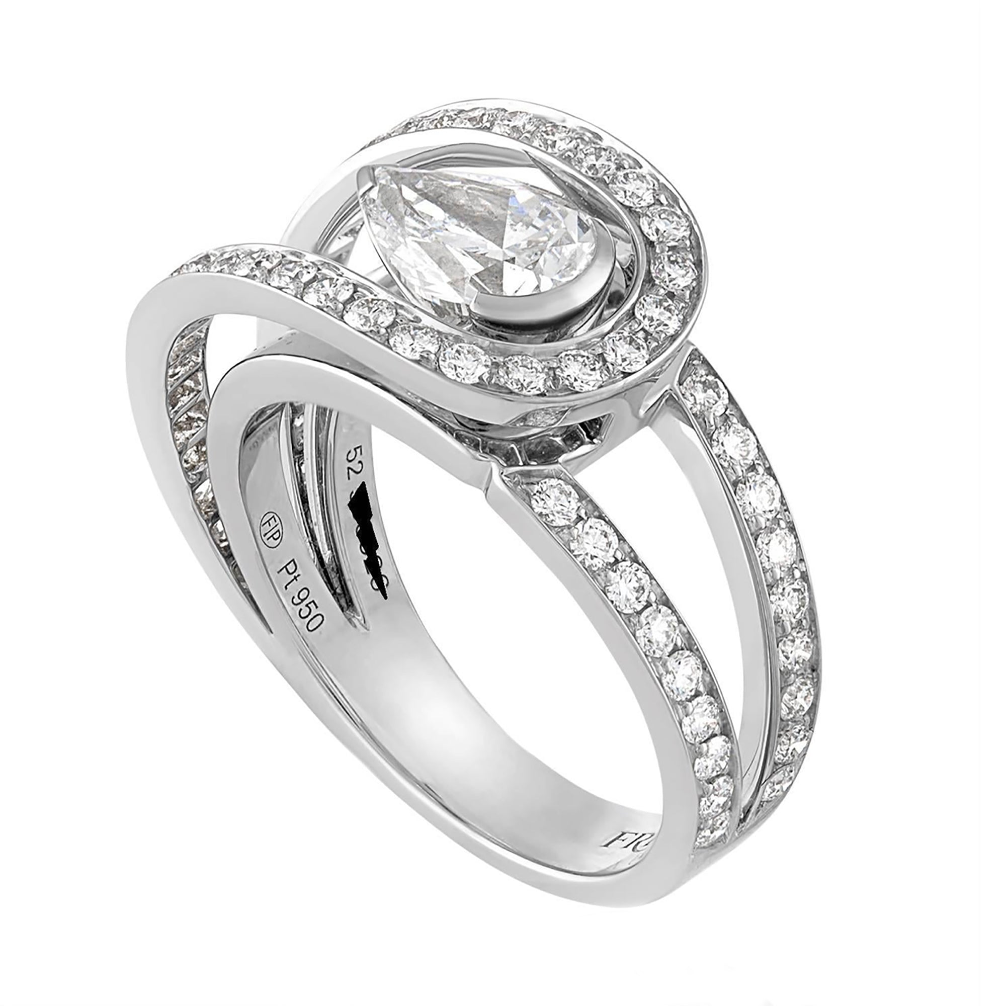 Fred Paris "Lovelight" Diamond Engagement Ring