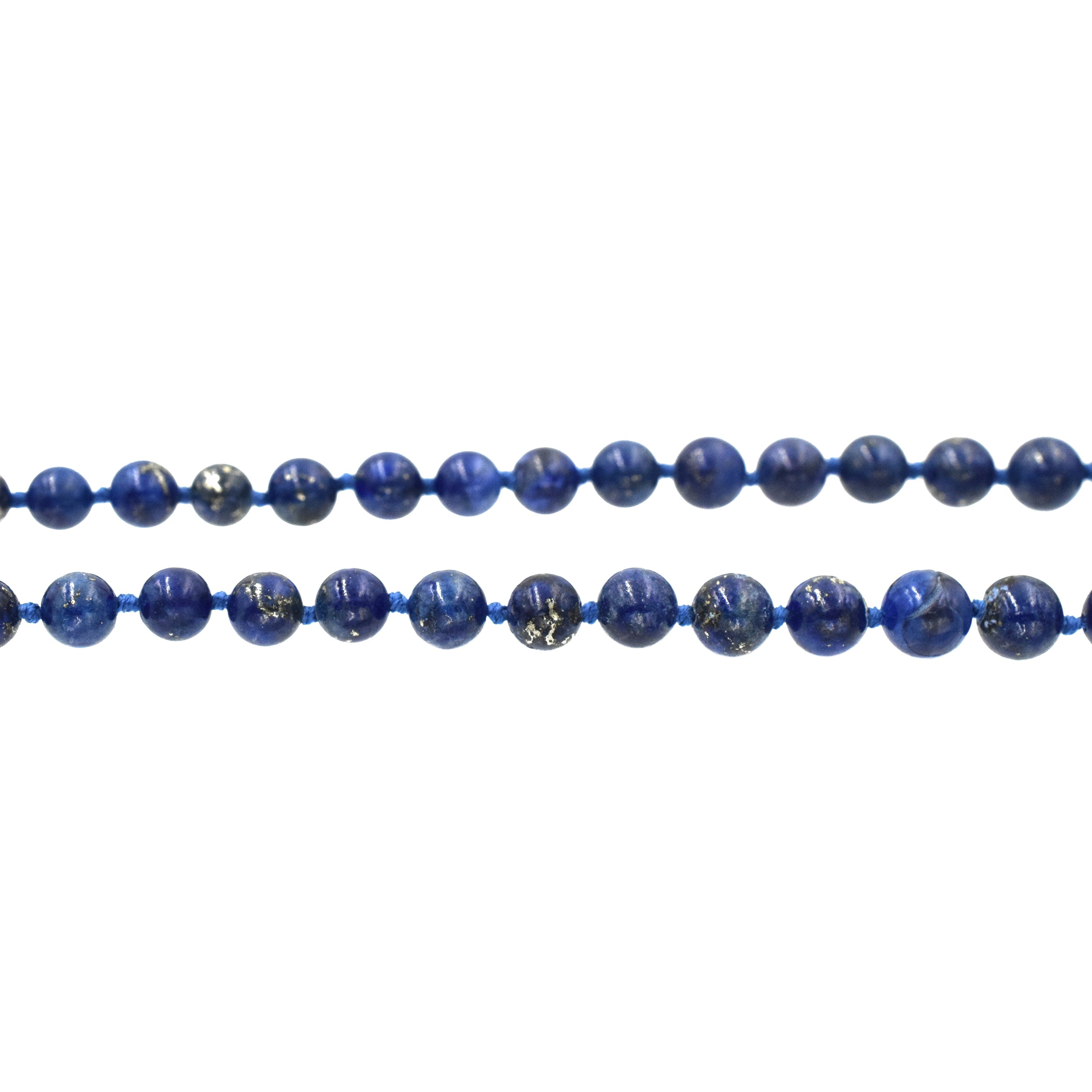 Lapis Lazuli & Diamond Bead Necklace