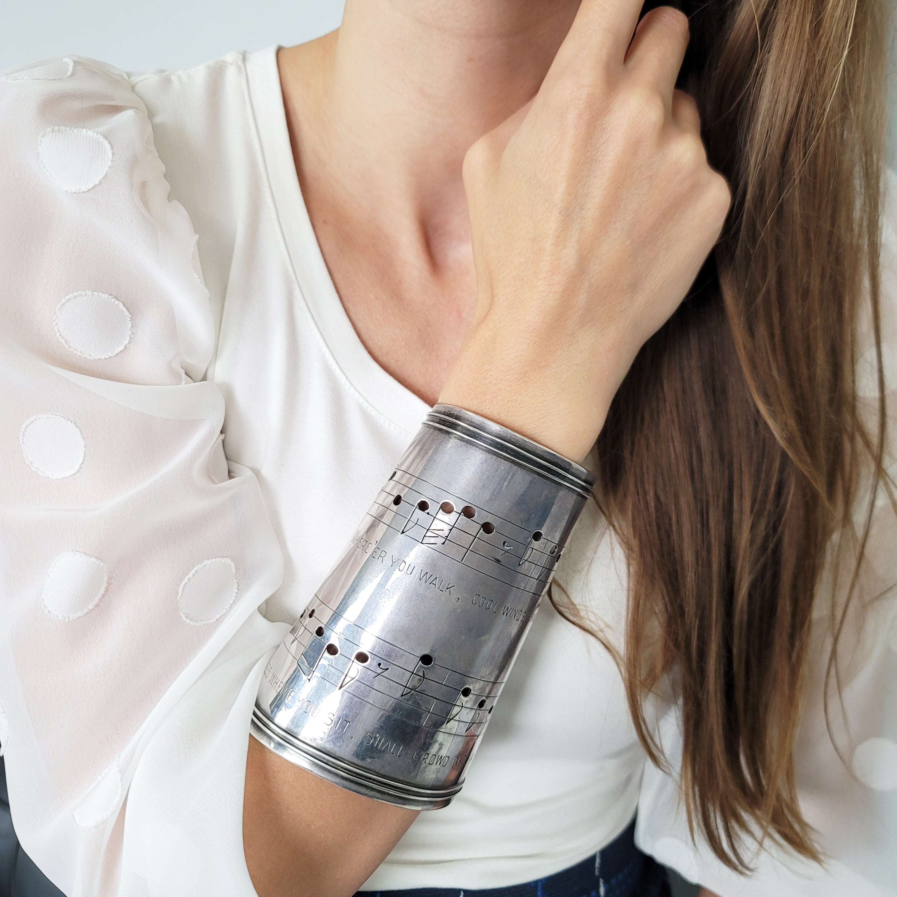 Paulette Loomis Silver Cuff Bracelet