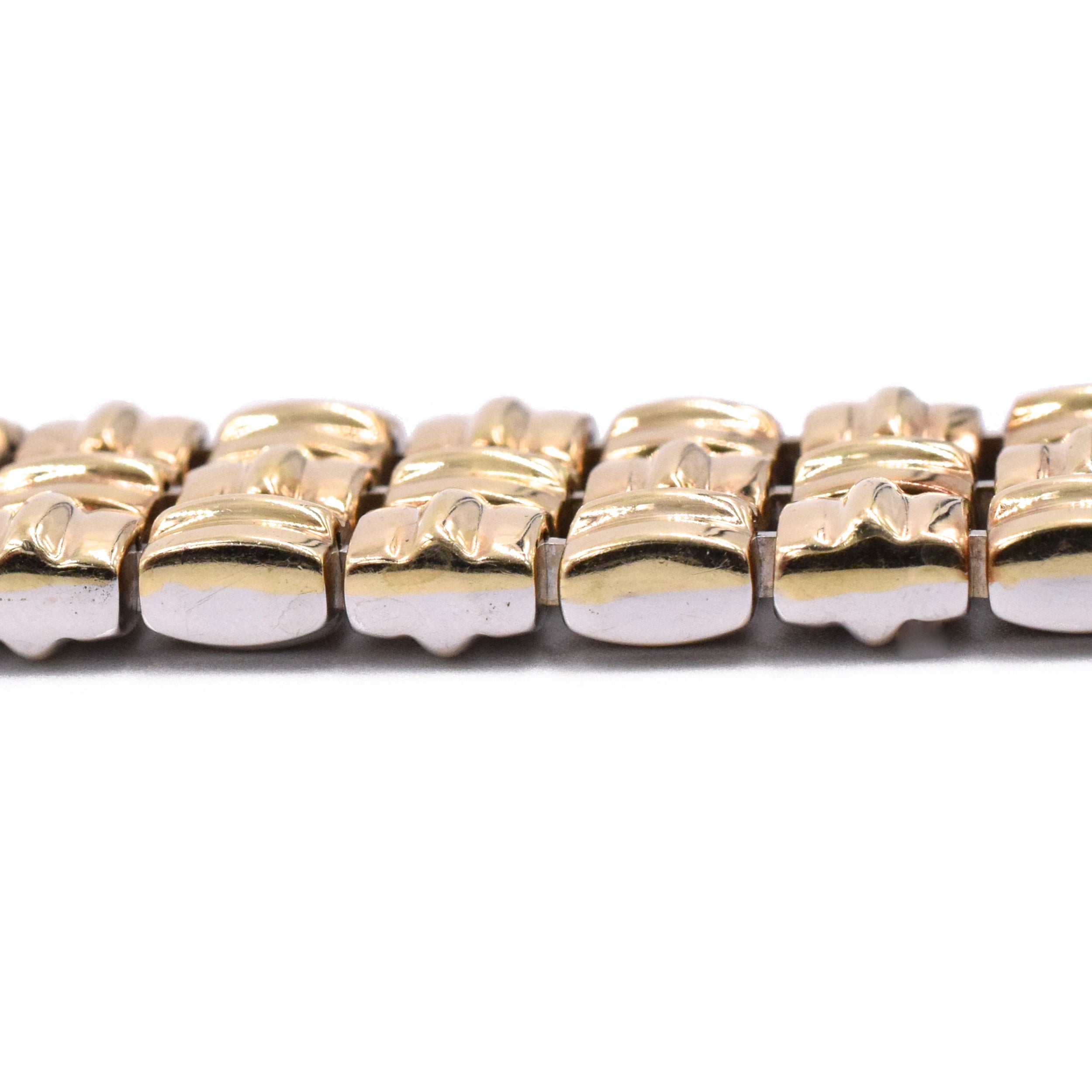 Reversible Bracelet in 14k Two-Tone Gold