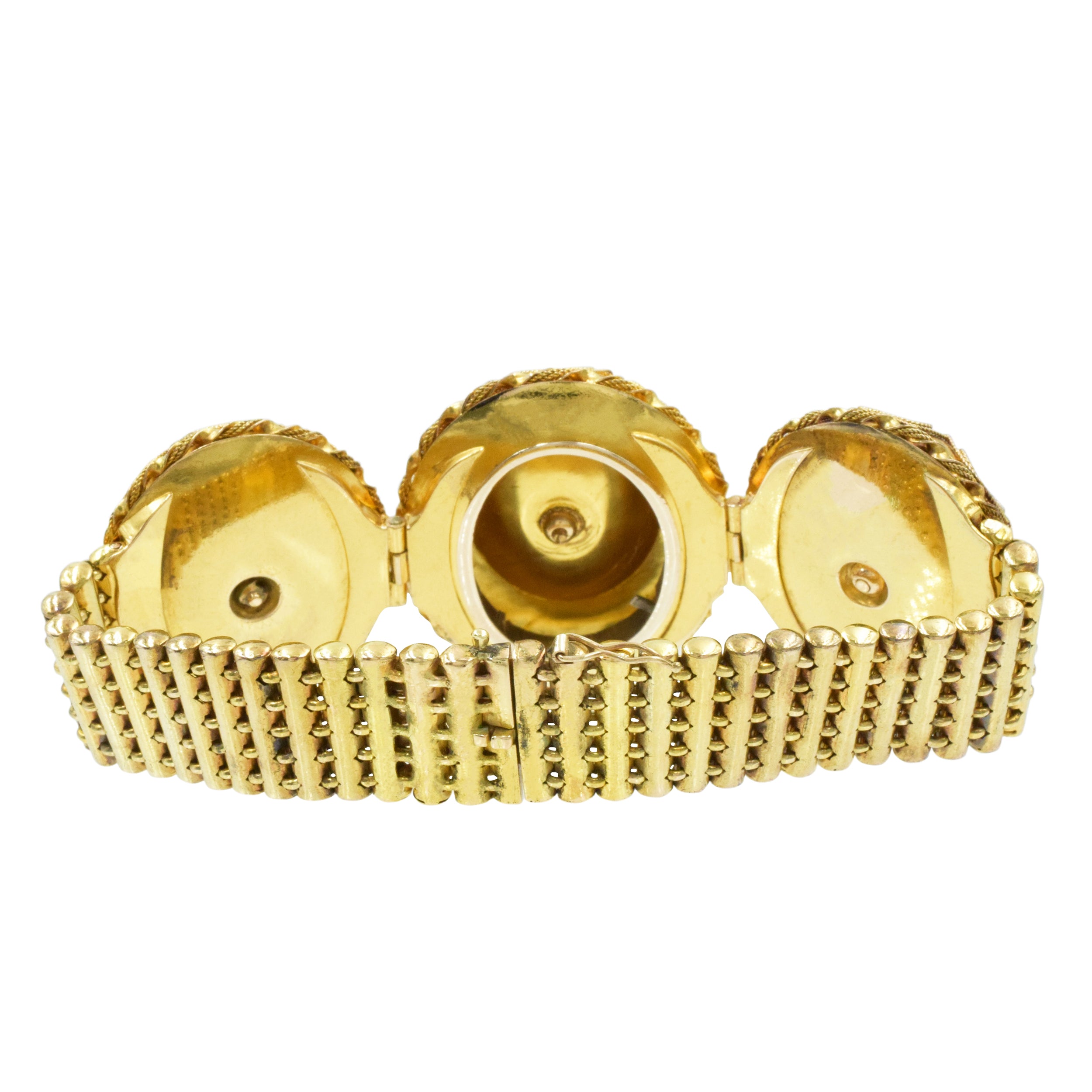 40ct Amethyst Bracelet in 14k Yellow Gold