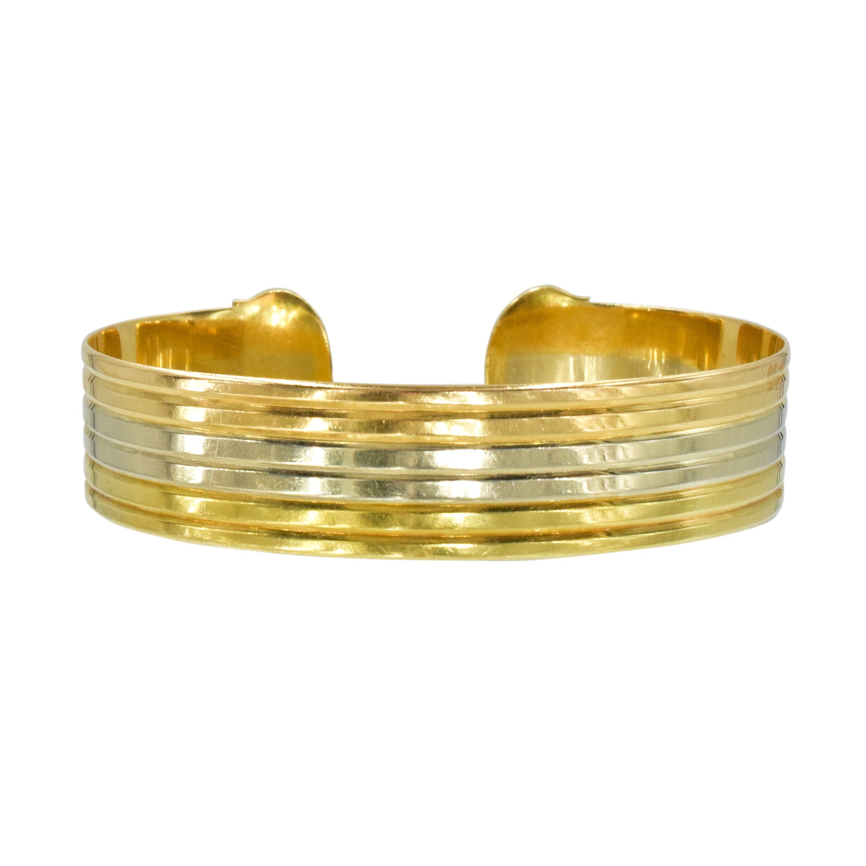 Vintage C de Cartier Diamond Cuff Bracelet