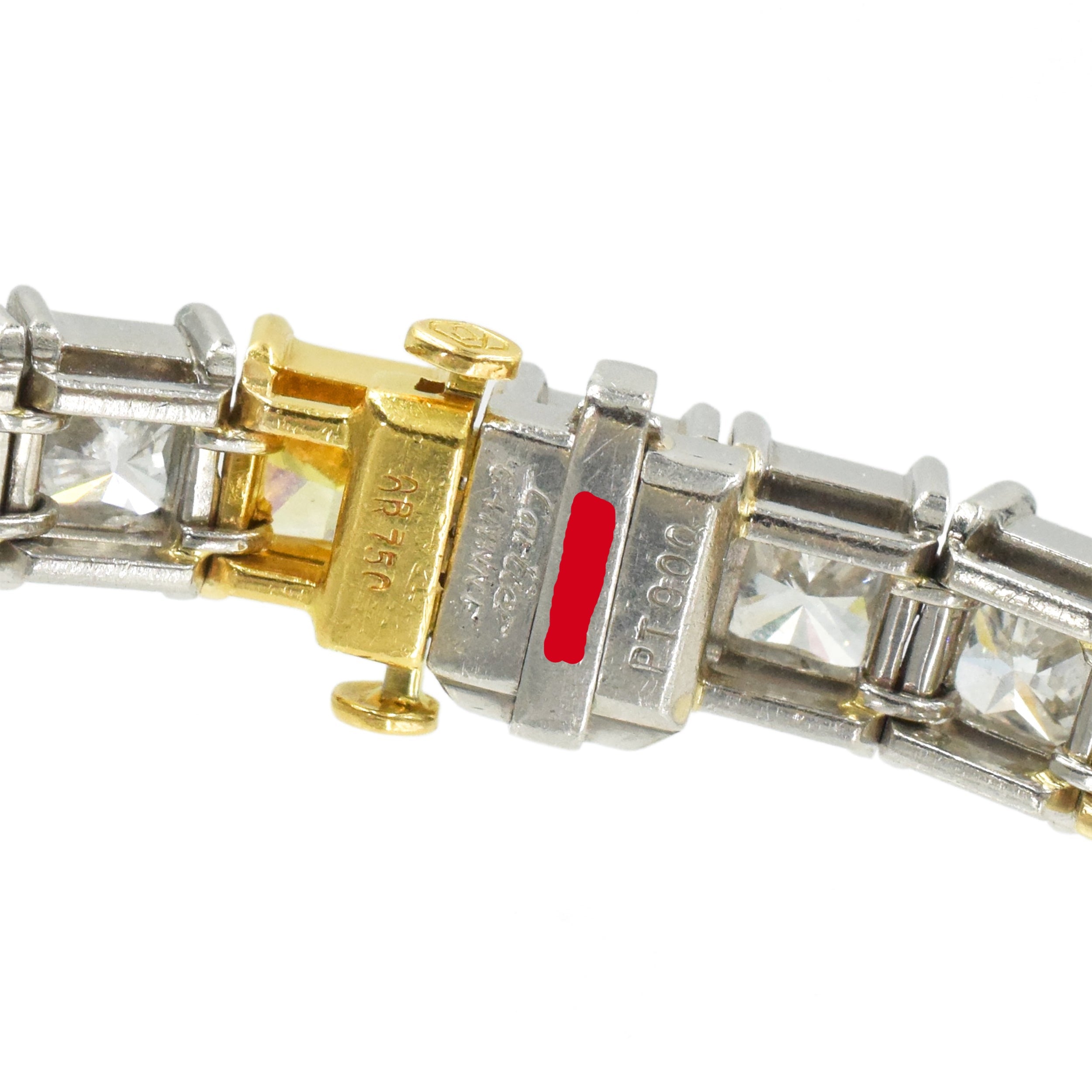 33.37ct. Cartier Yellow & White Diamond Tennis Bracelet