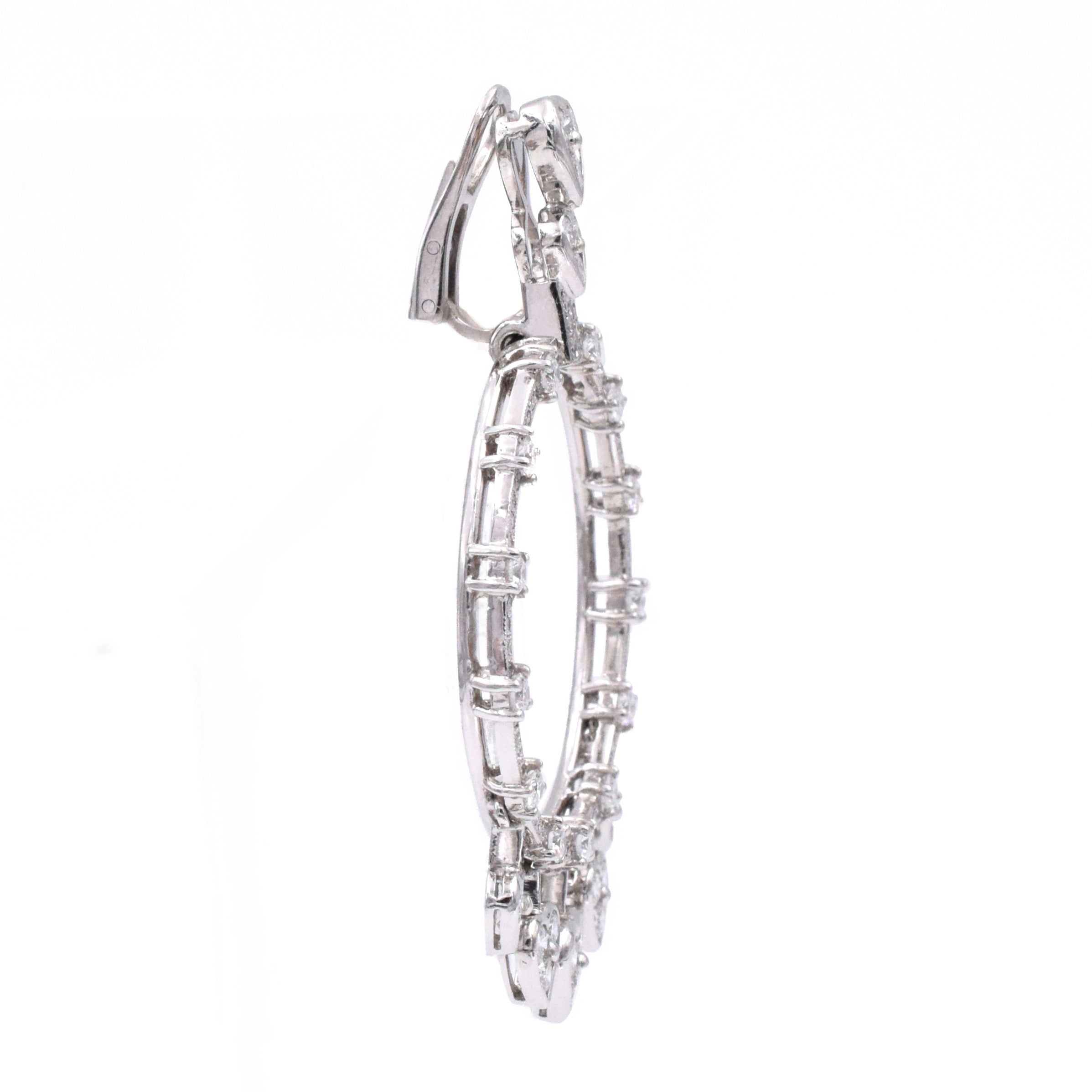 Diamond Heart 'Gyspy' Earrings by Graff