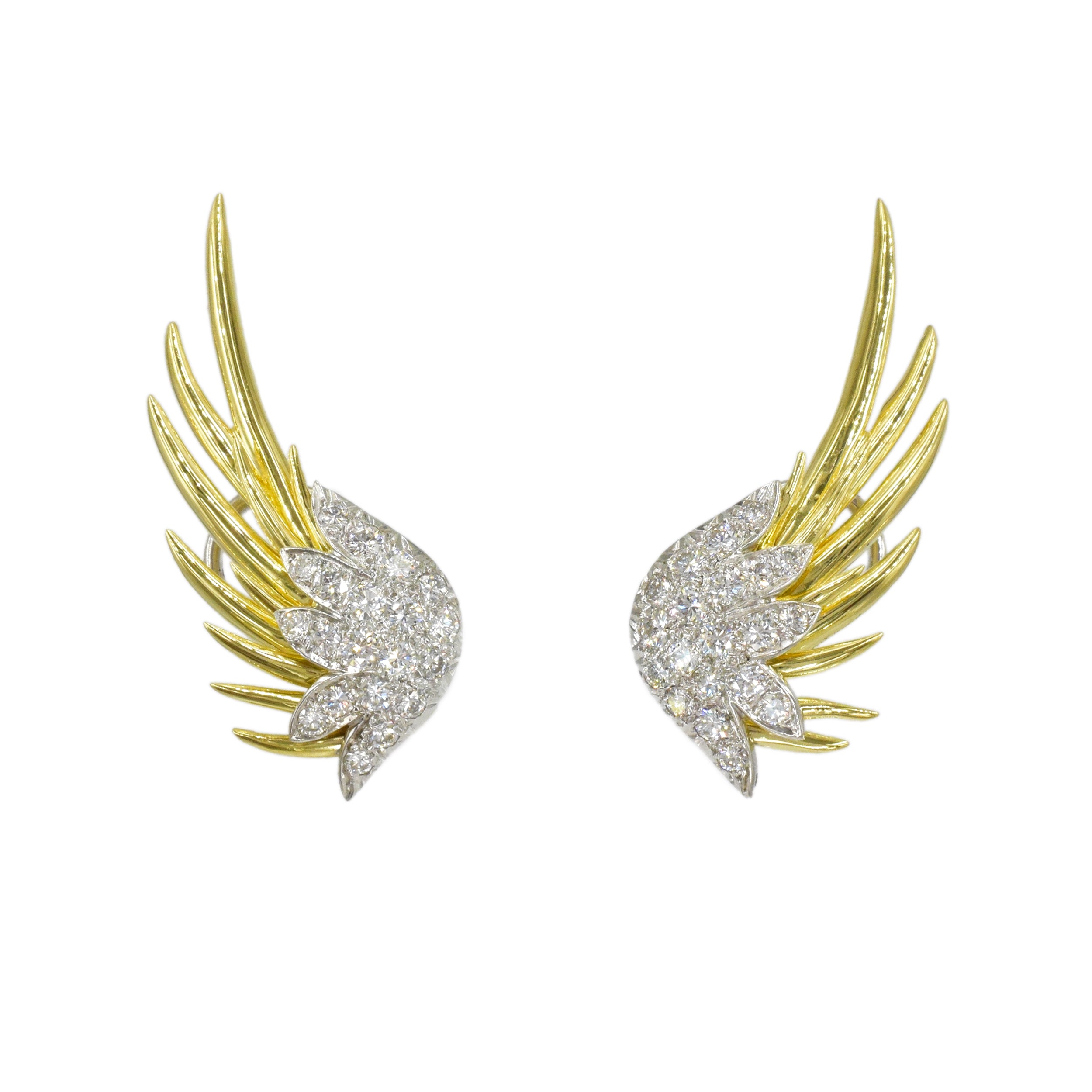 1.80ct Diamond Wings Earrings