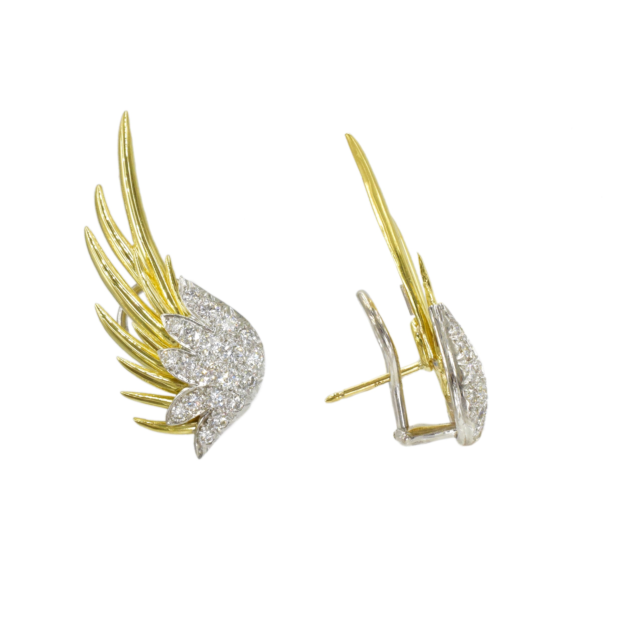 1.80ct Diamond Wings Earrings