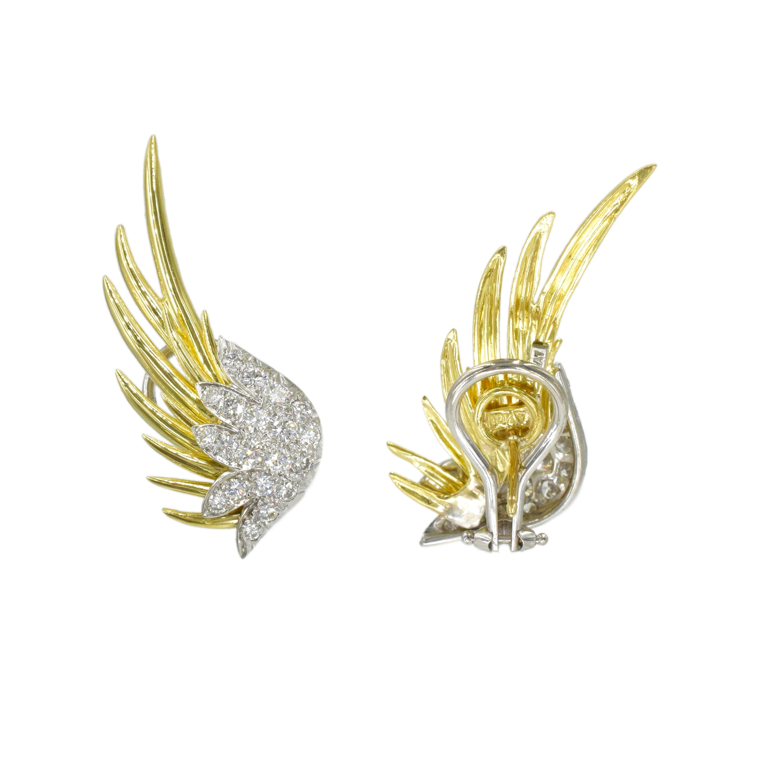 1.80ct Diamond Wings Earrings