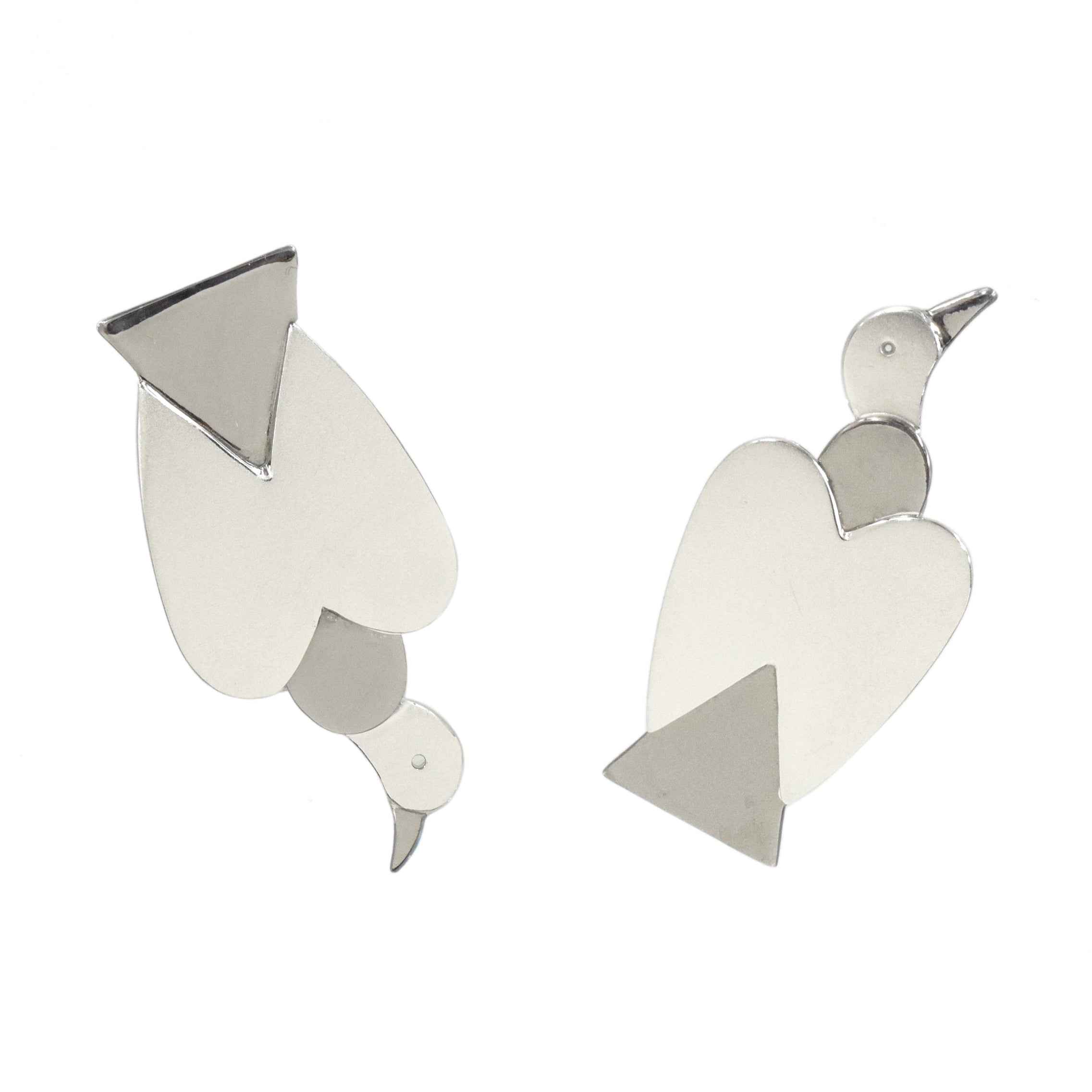 Youmna Dove Earrings from Colombo Collection In 18k White Gold