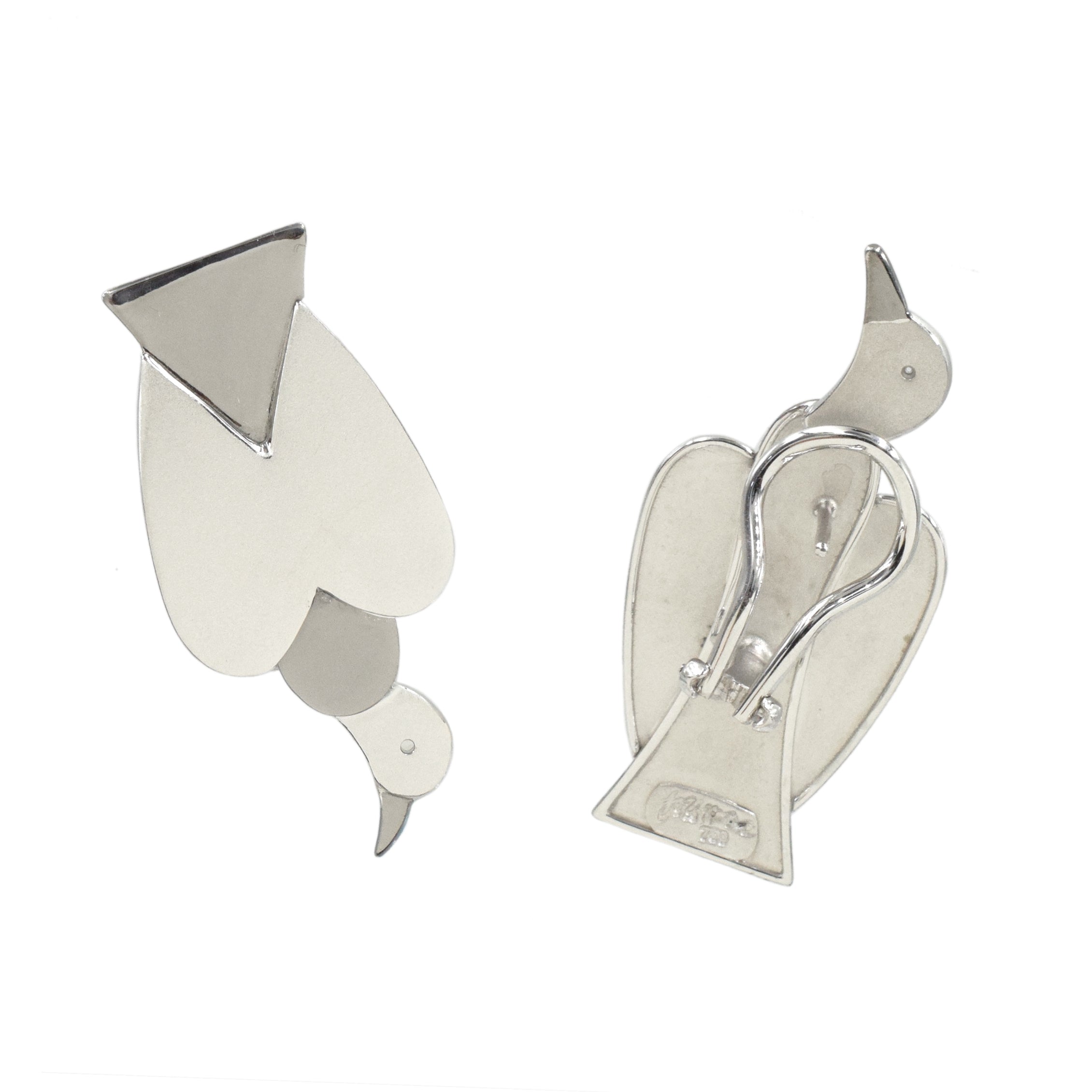 Youmna Dove Earrings from Colombo Collection In 18k White Gold