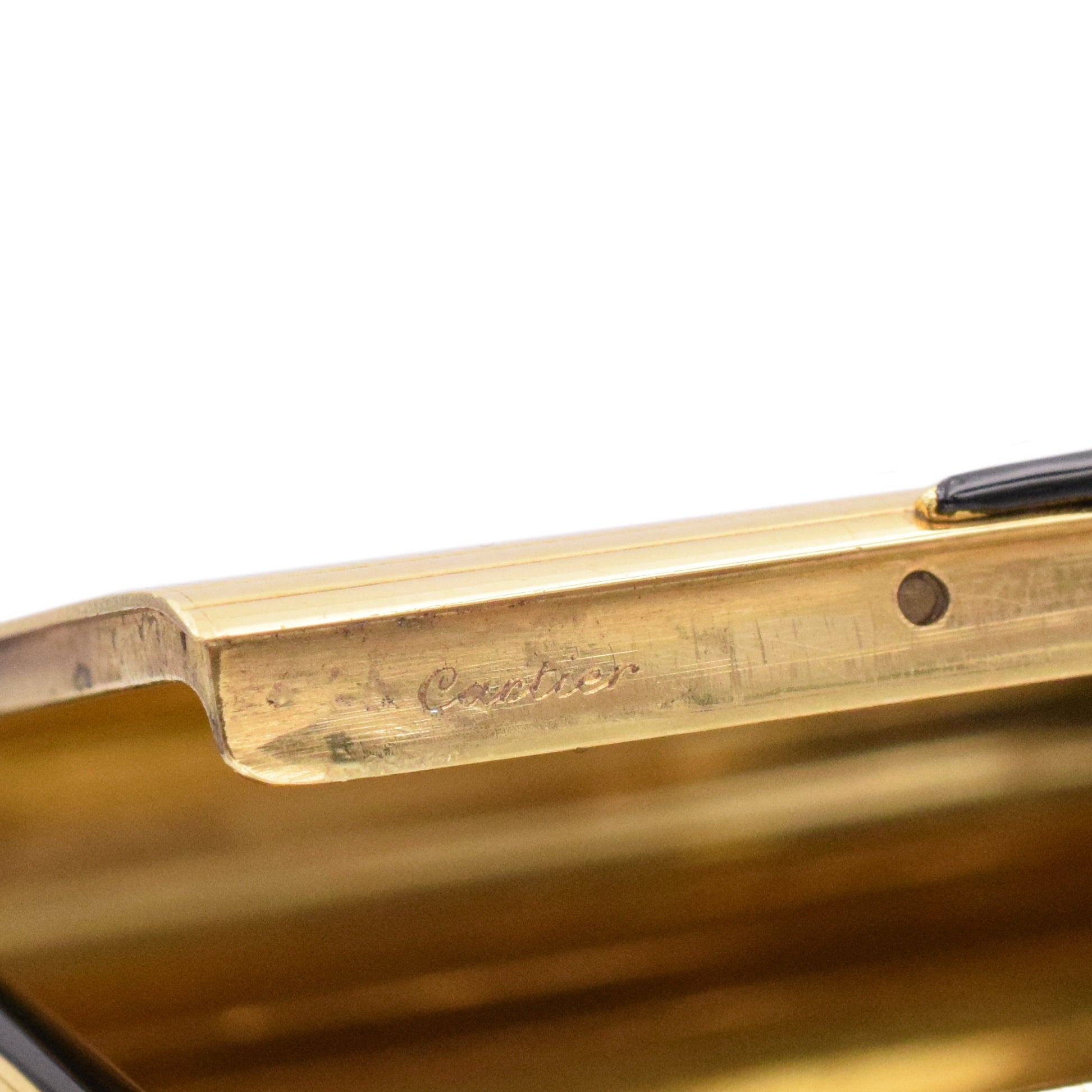 1950's Compact Mirror Box by Cartier in 18k Yellow Gold