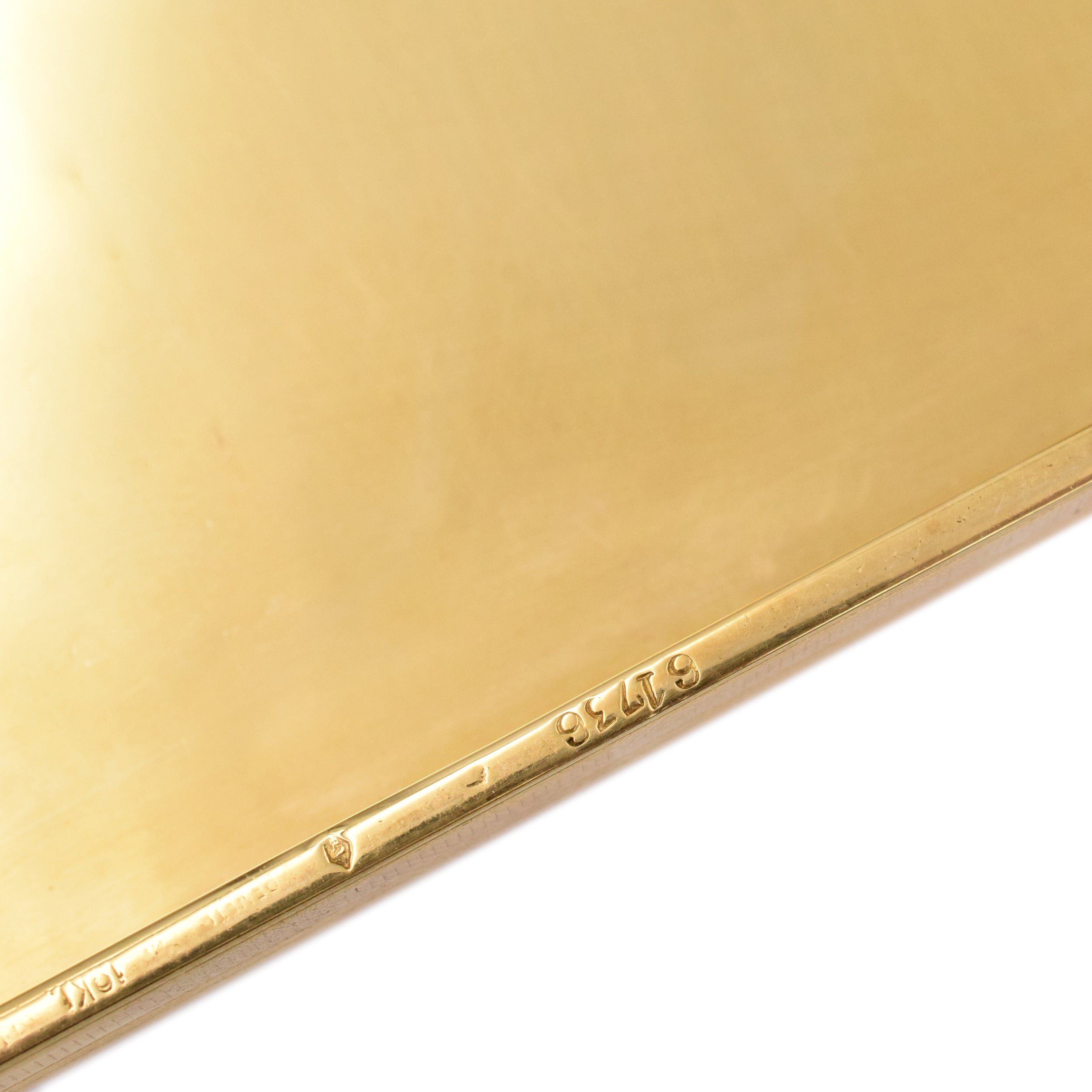 1925 Sapphire Box in 18k Yellow Gold