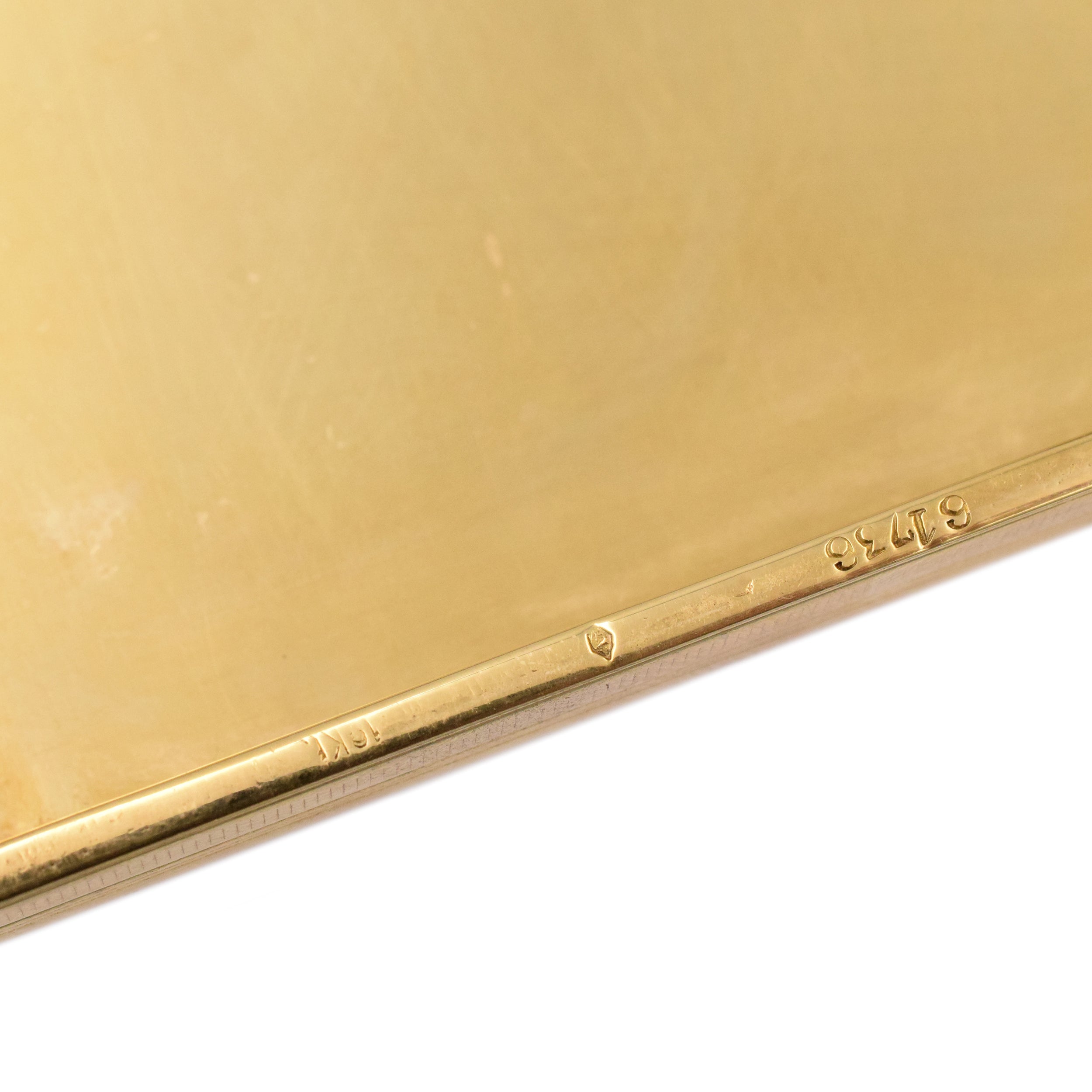 1925 Sapphire Box in 18k Yellow Gold