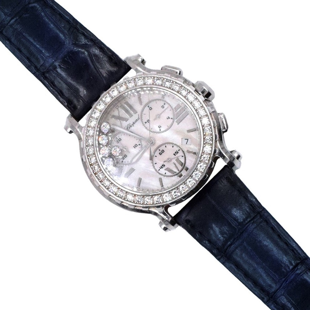 1990's Chopard "Happy Sport" Chronograph Watch