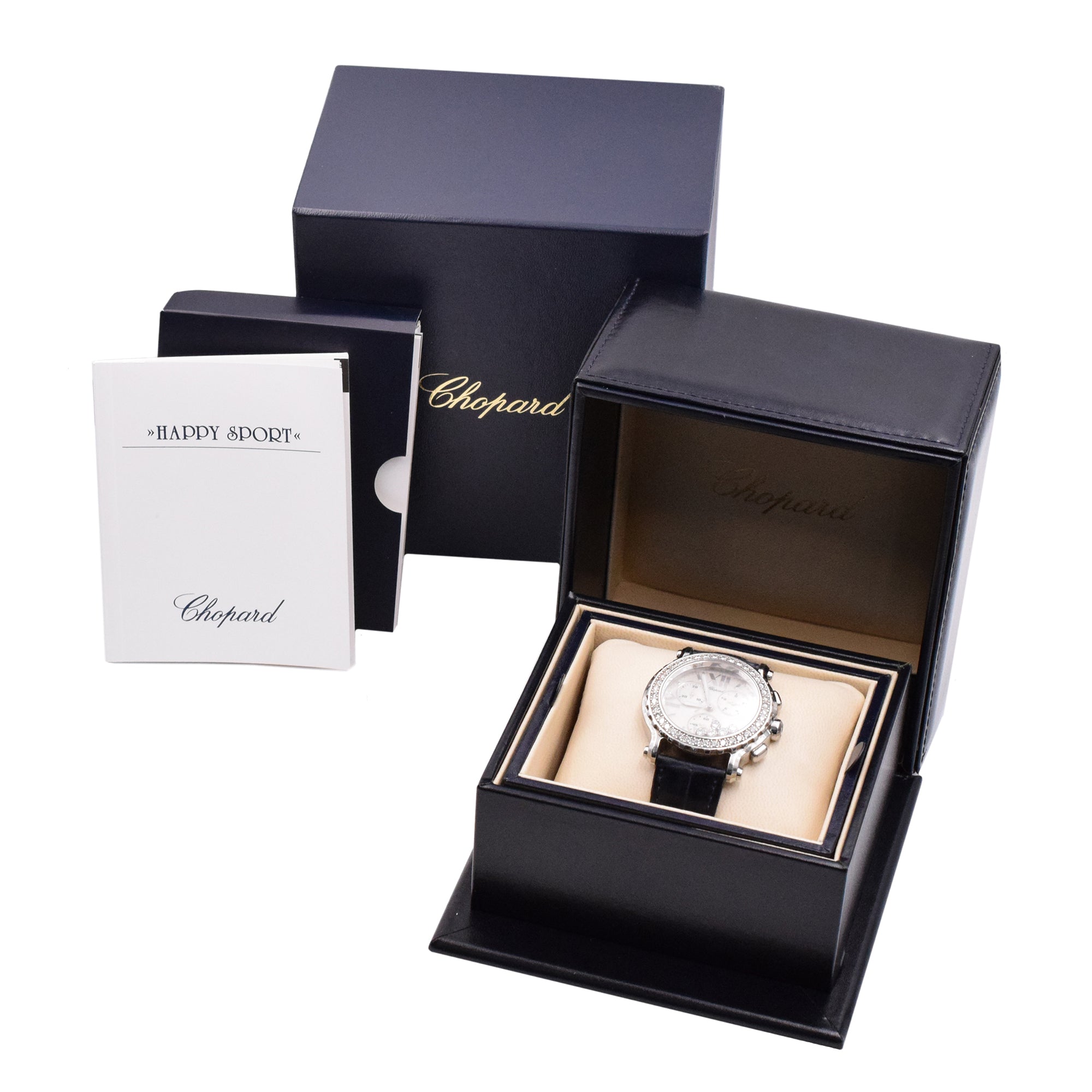 1990's Chopard "Happy Sport" Chronograph Watch