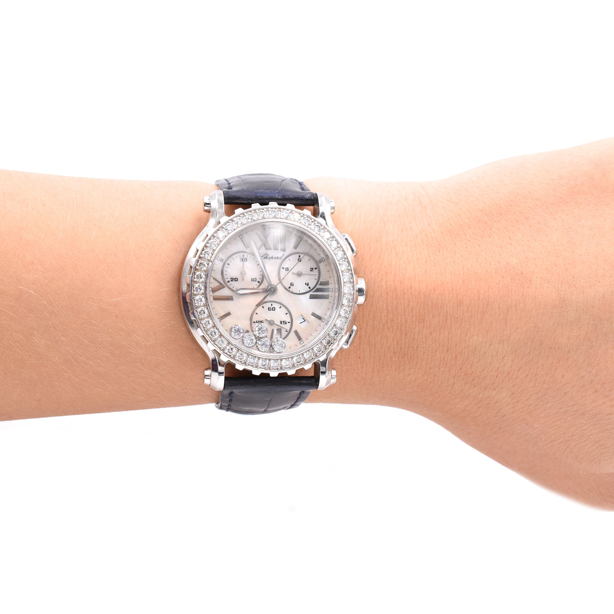 1990's Chopard "Happy Sport" Chronograph Watch