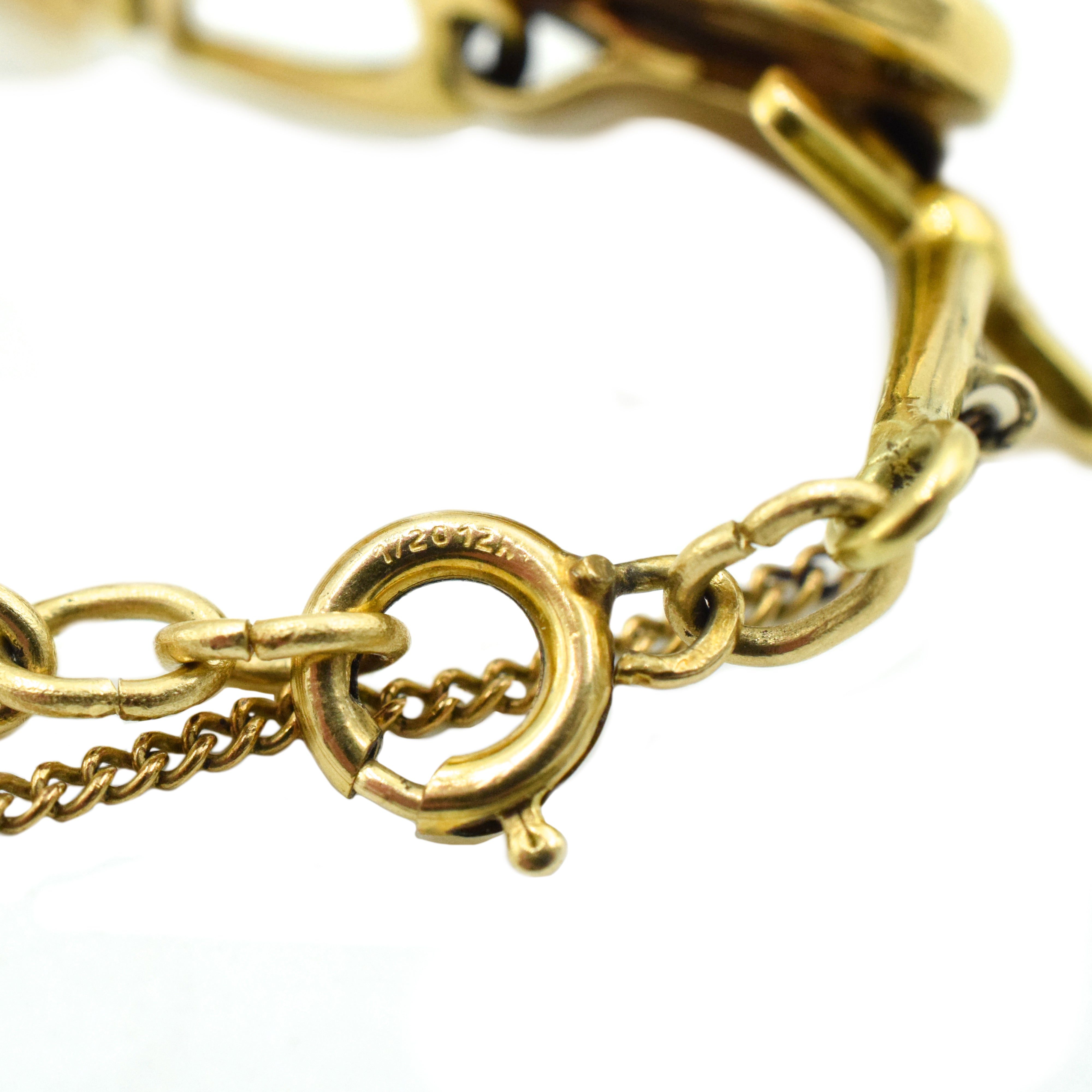 Ladies Vintage Hunting Theme Movado Watch in 14k Yellow Gold