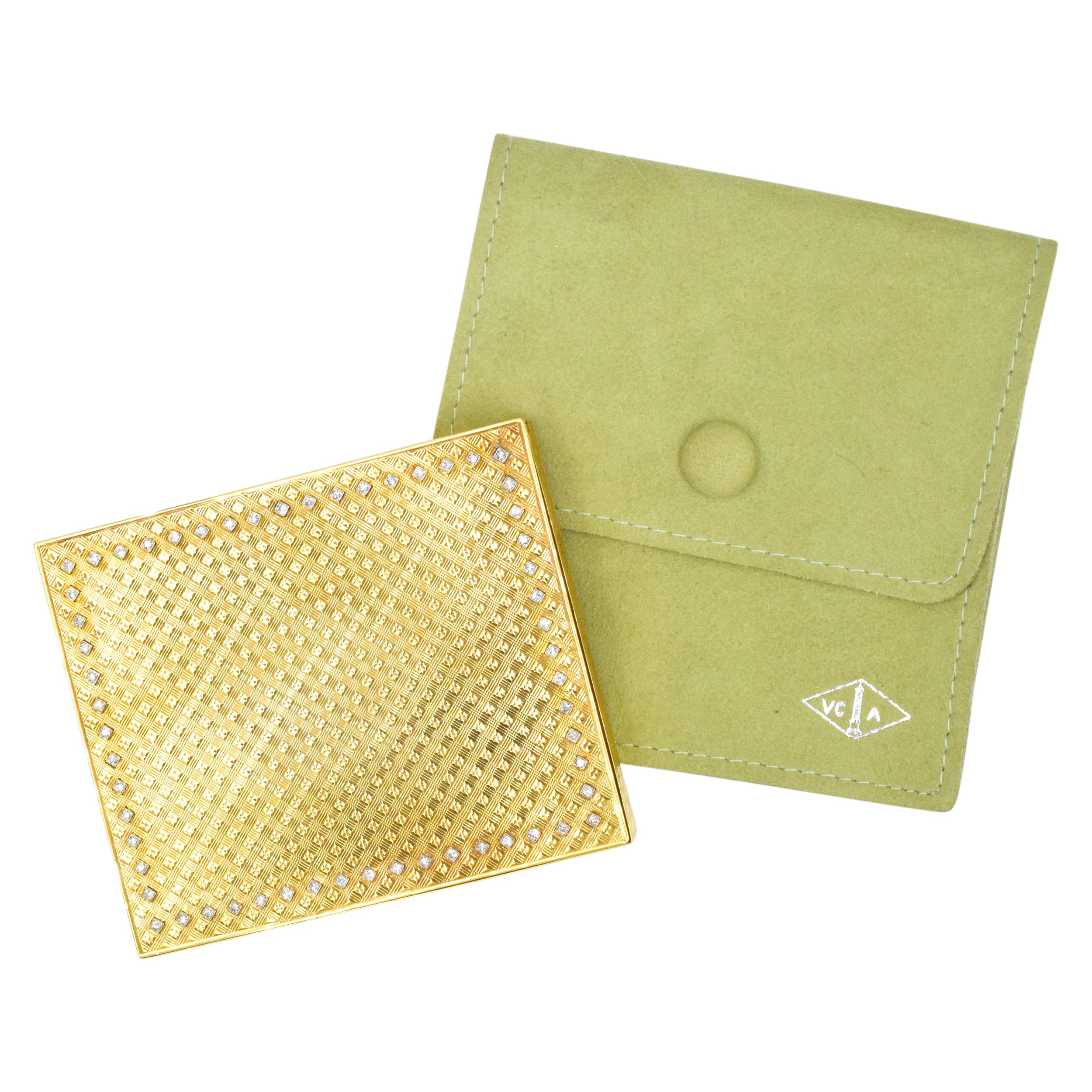 Vintage Gold & Diamond Box By Van Cleef & Arpels, France