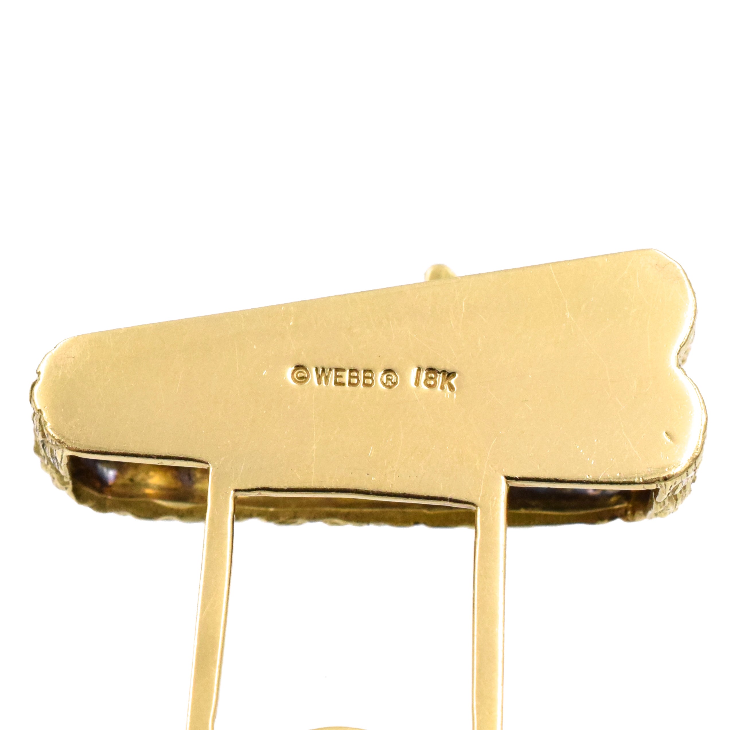 David Webb Snake Belt Buckle in 18K Yellow Gold
