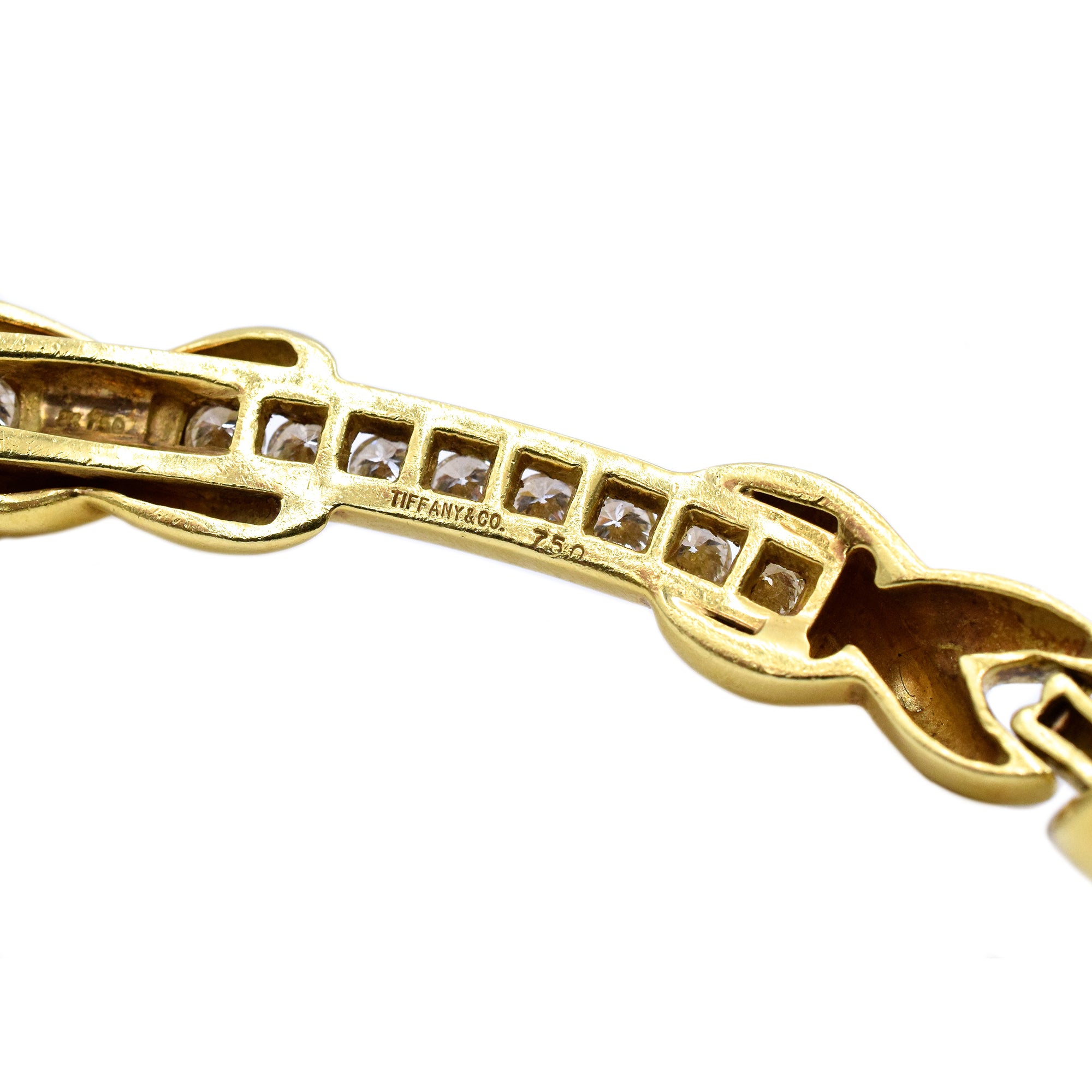 Tiffany & Co. 1990's Diamond Necklace & Earrings Set