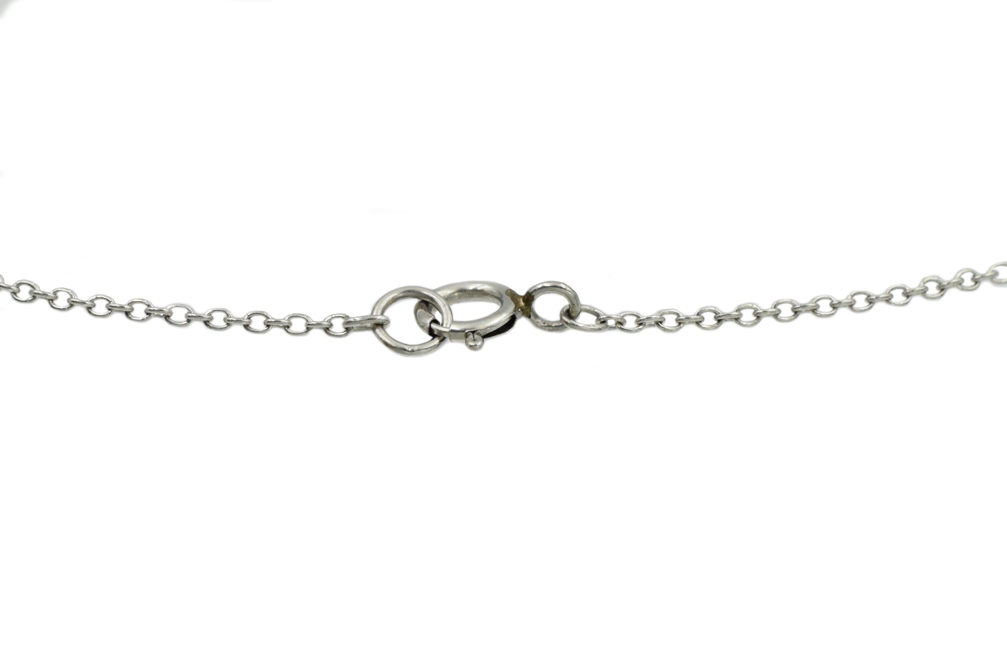 1.90ct Princess Cut Diamond By The Yard Necklace