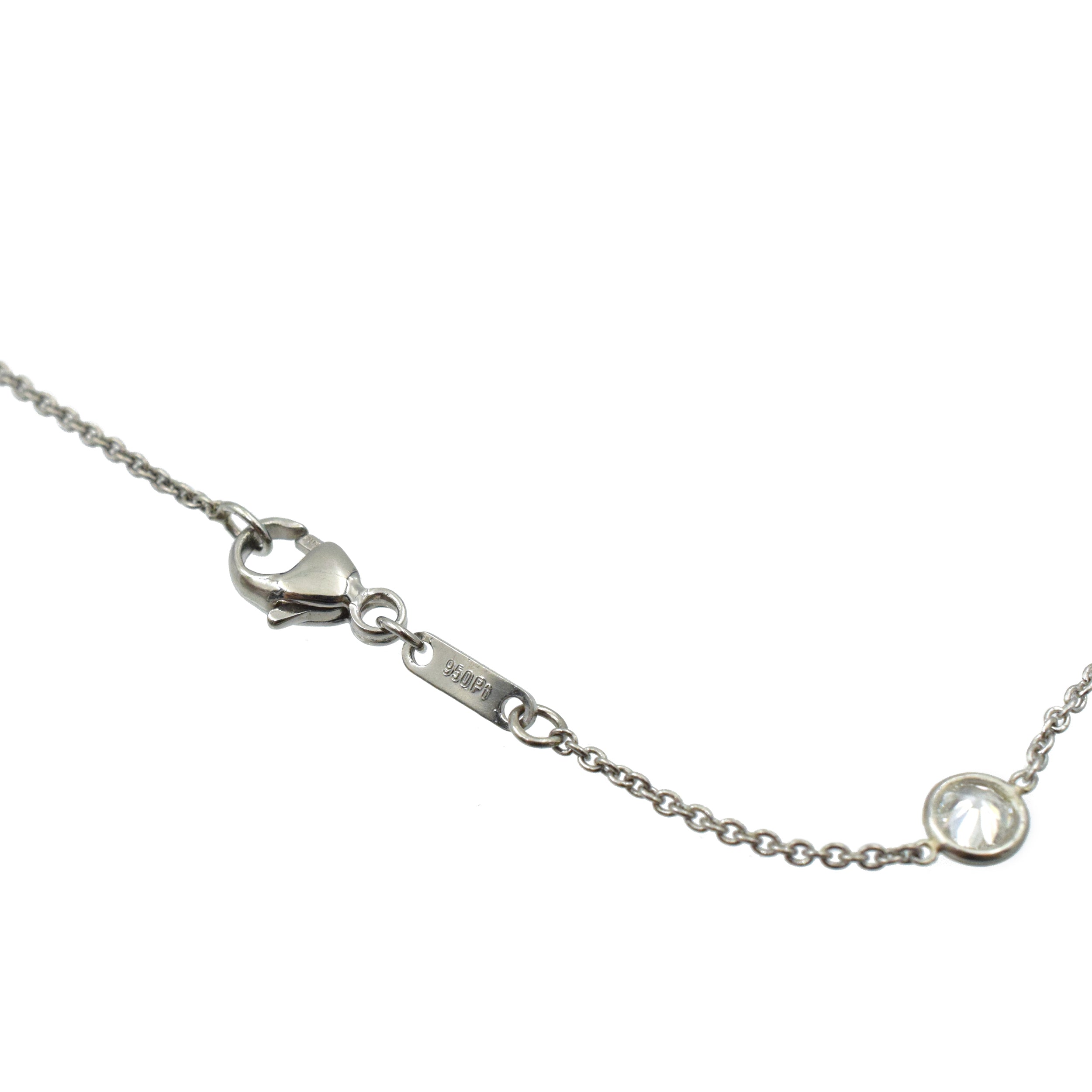 2.75ct Diamond By The Yard Necklace In Platinum