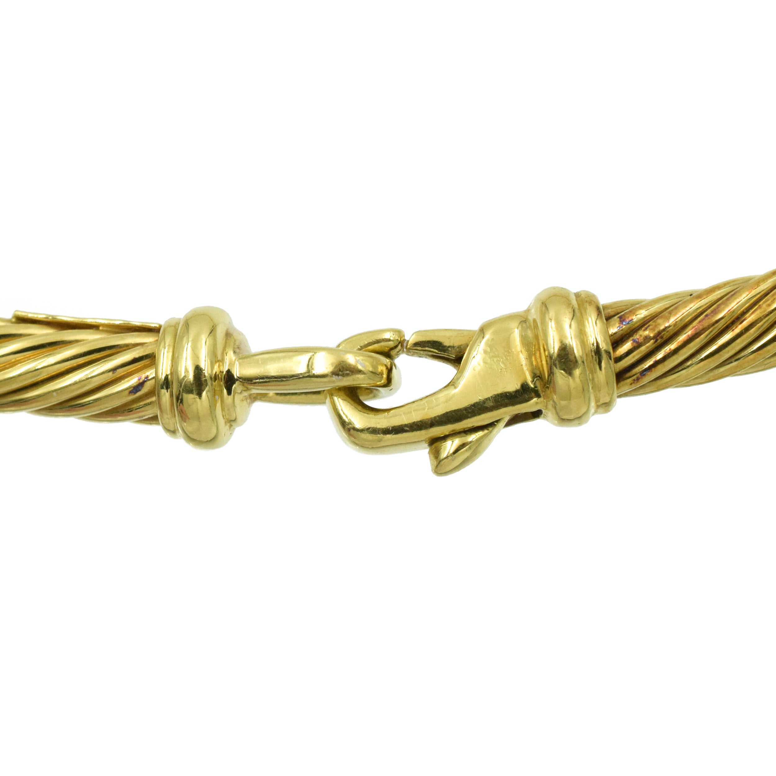 David Yurman Yellow Gold & Pearl Necklace