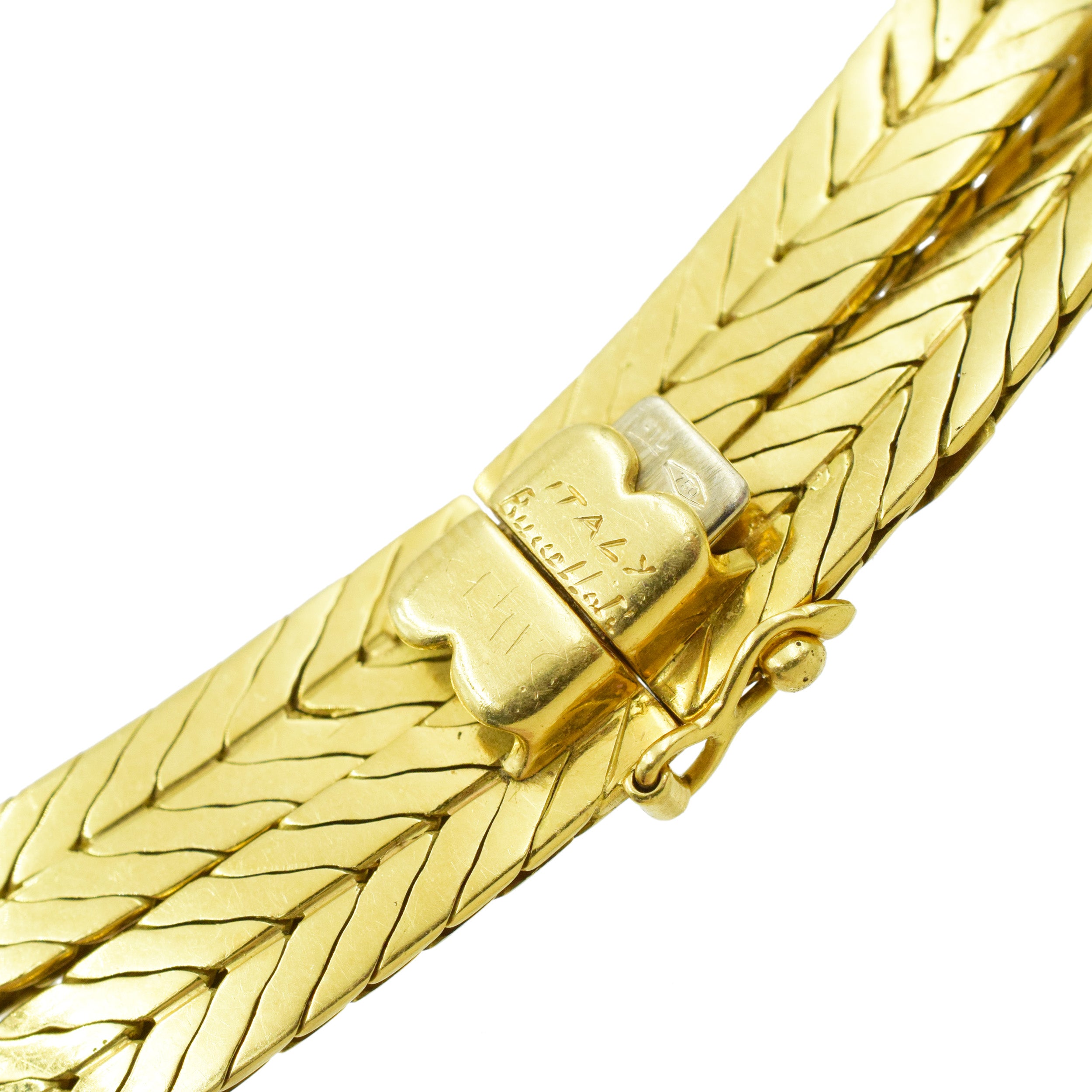 1970's Buccellati Woven Gold Necklace