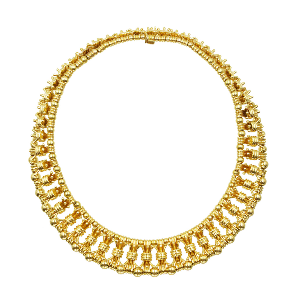Gold Ribbon Necklace, Sandler's Diamonds & Time, Columbia SC