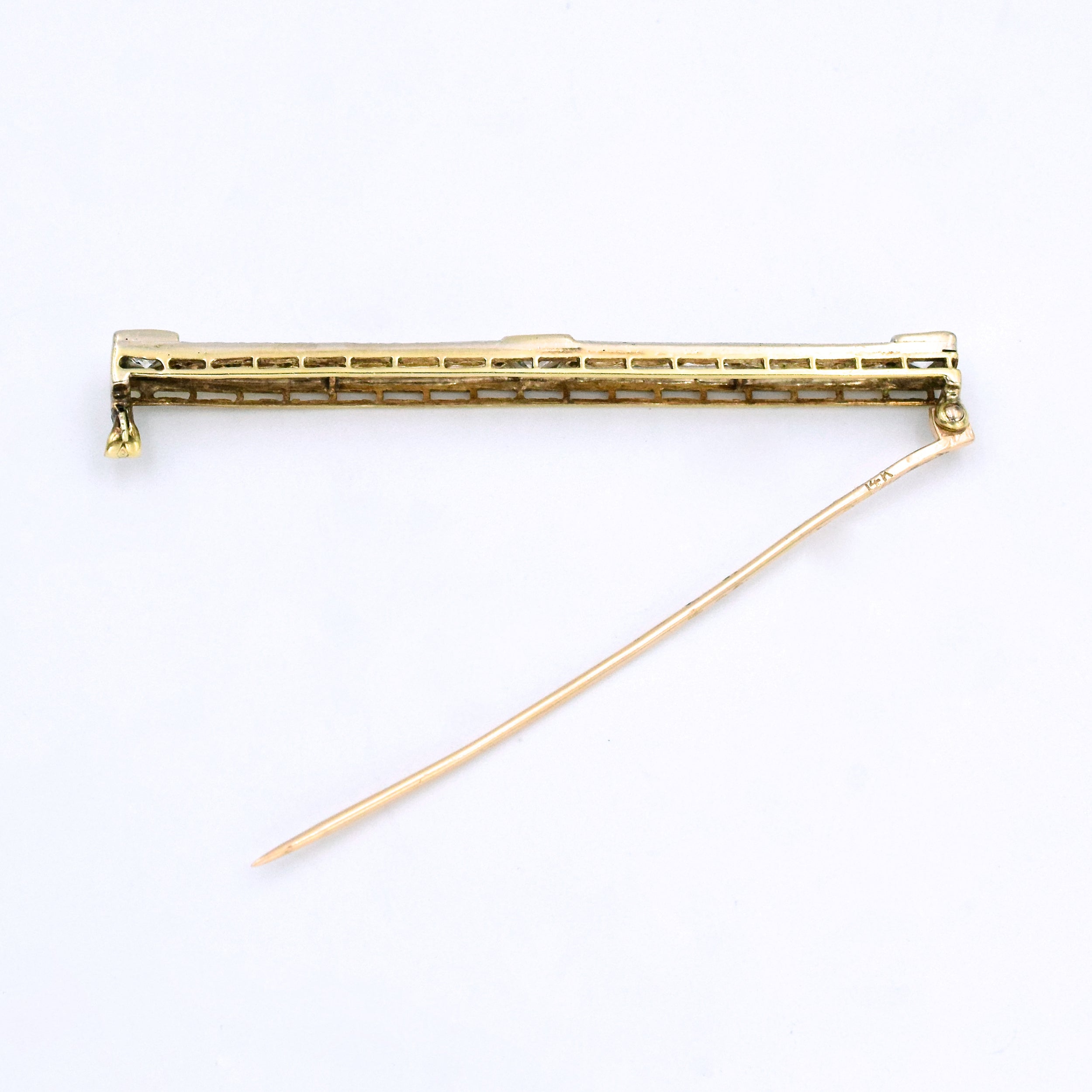 Antique Diamond Bar Pin