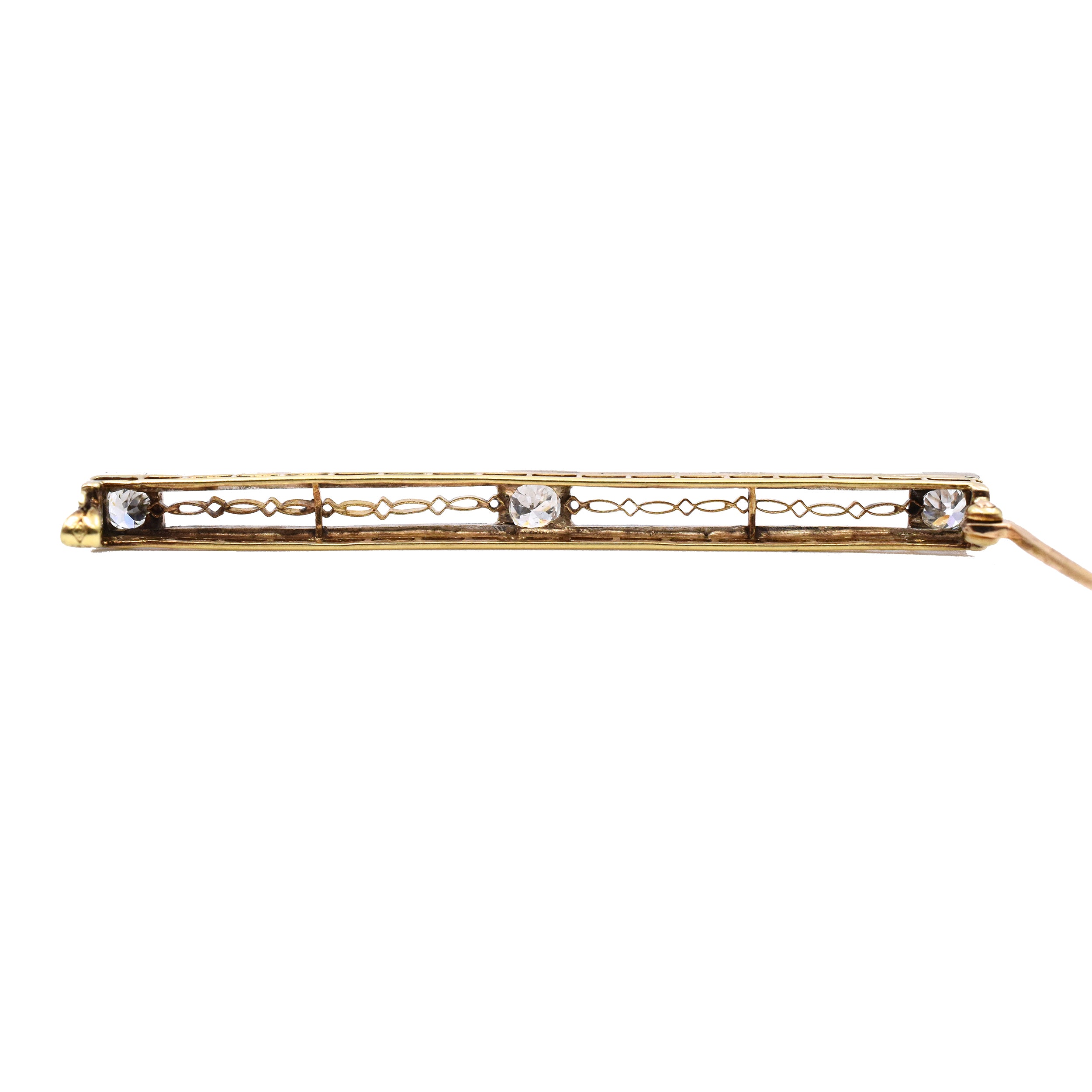 Antique Diamond Bar Pin