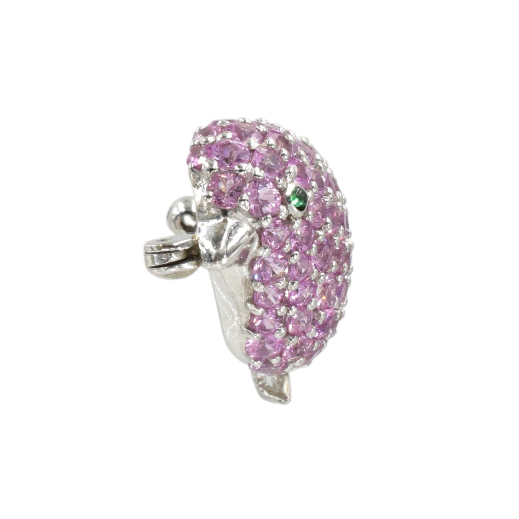 Whimsical Sapphire & Diamond Bird Brooch & Pendant