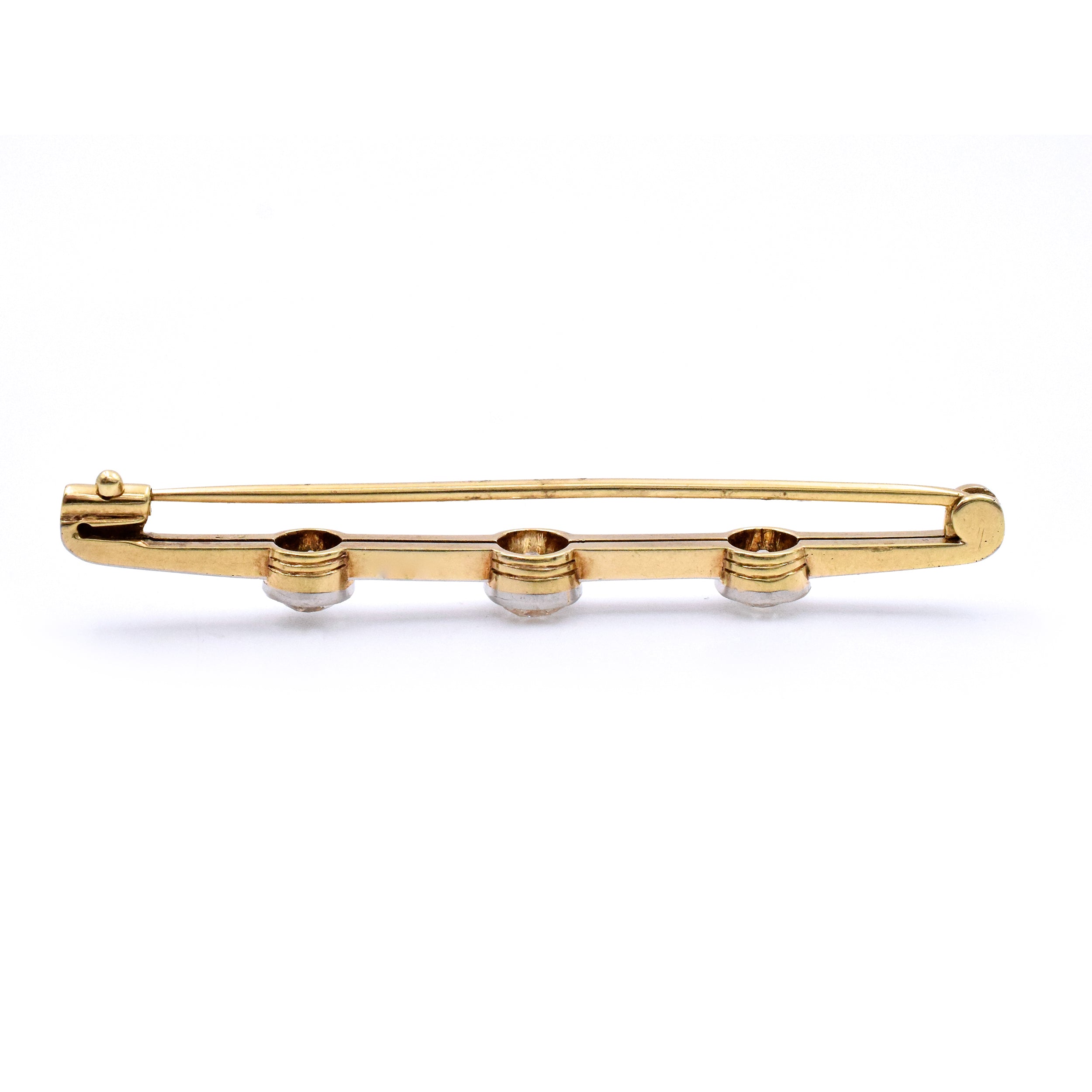 Vintage 2.40ct Diamond Barre Pin