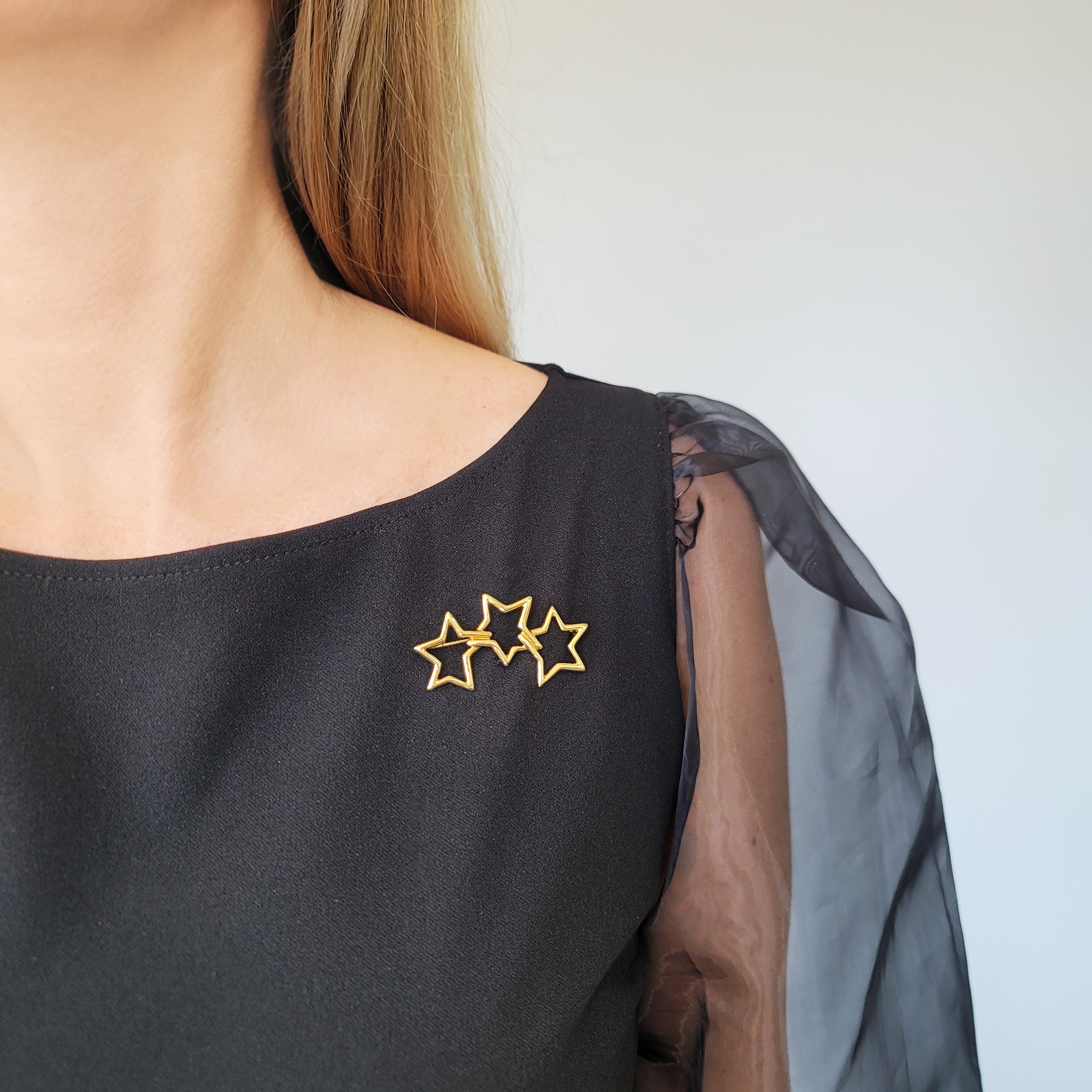 1985 Tiffany & Co. Three Star Brooch