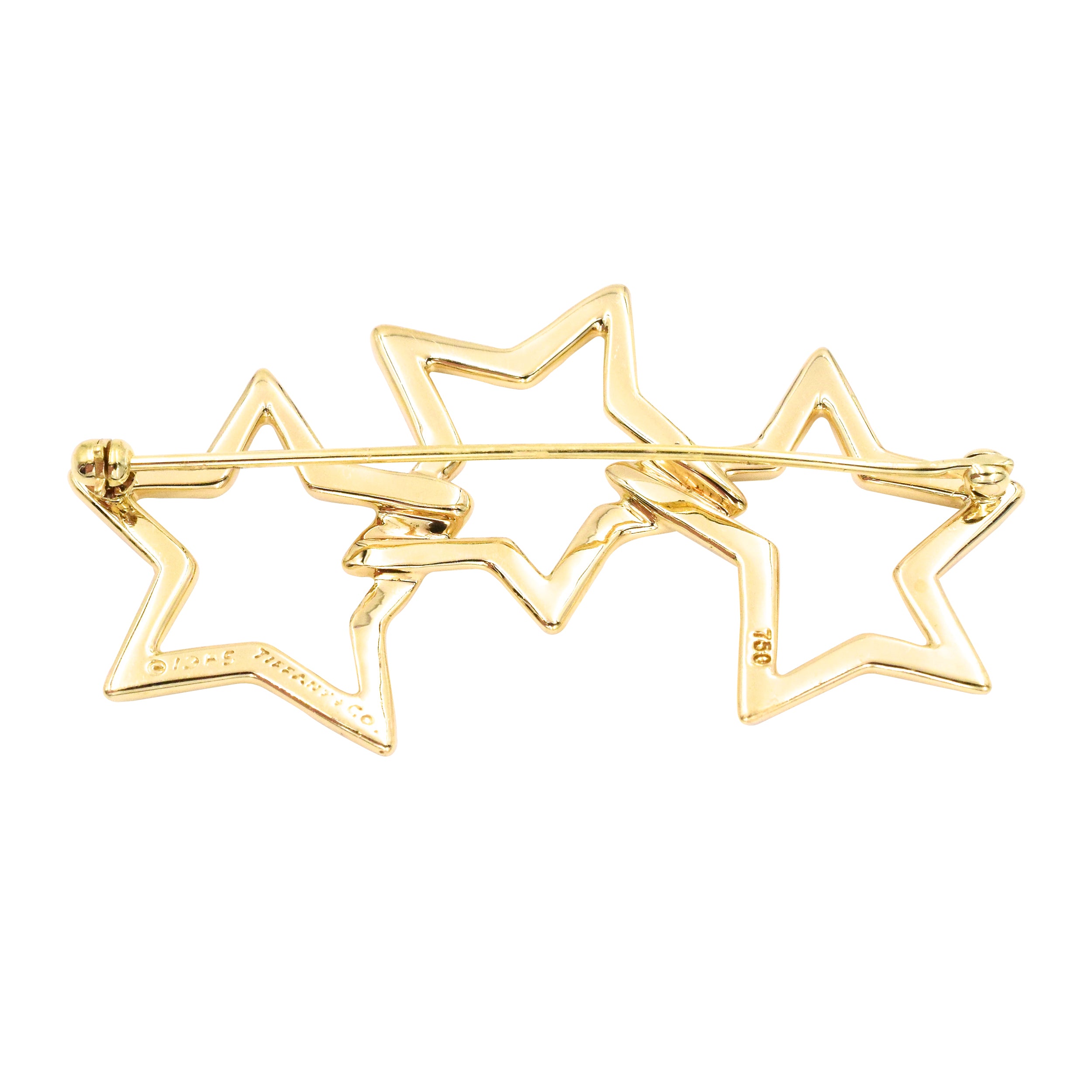 1985 Tiffany & Co. Three Star Brooch