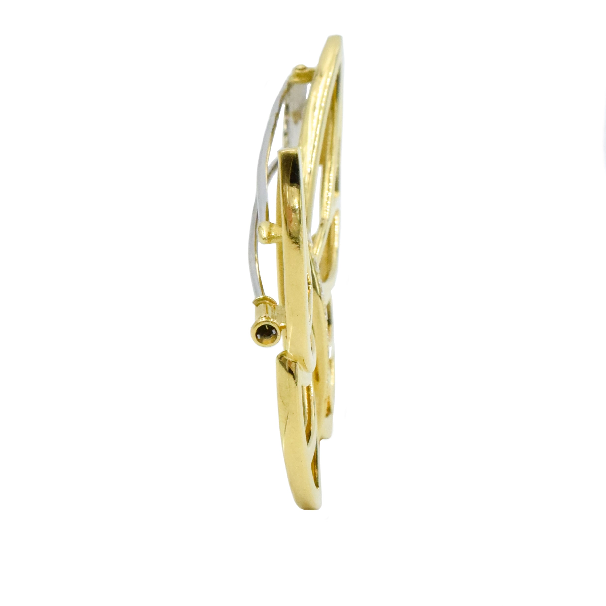 Van Cleef & Arpels Papillon Brooch & Lapel Pin In 18k Gold
