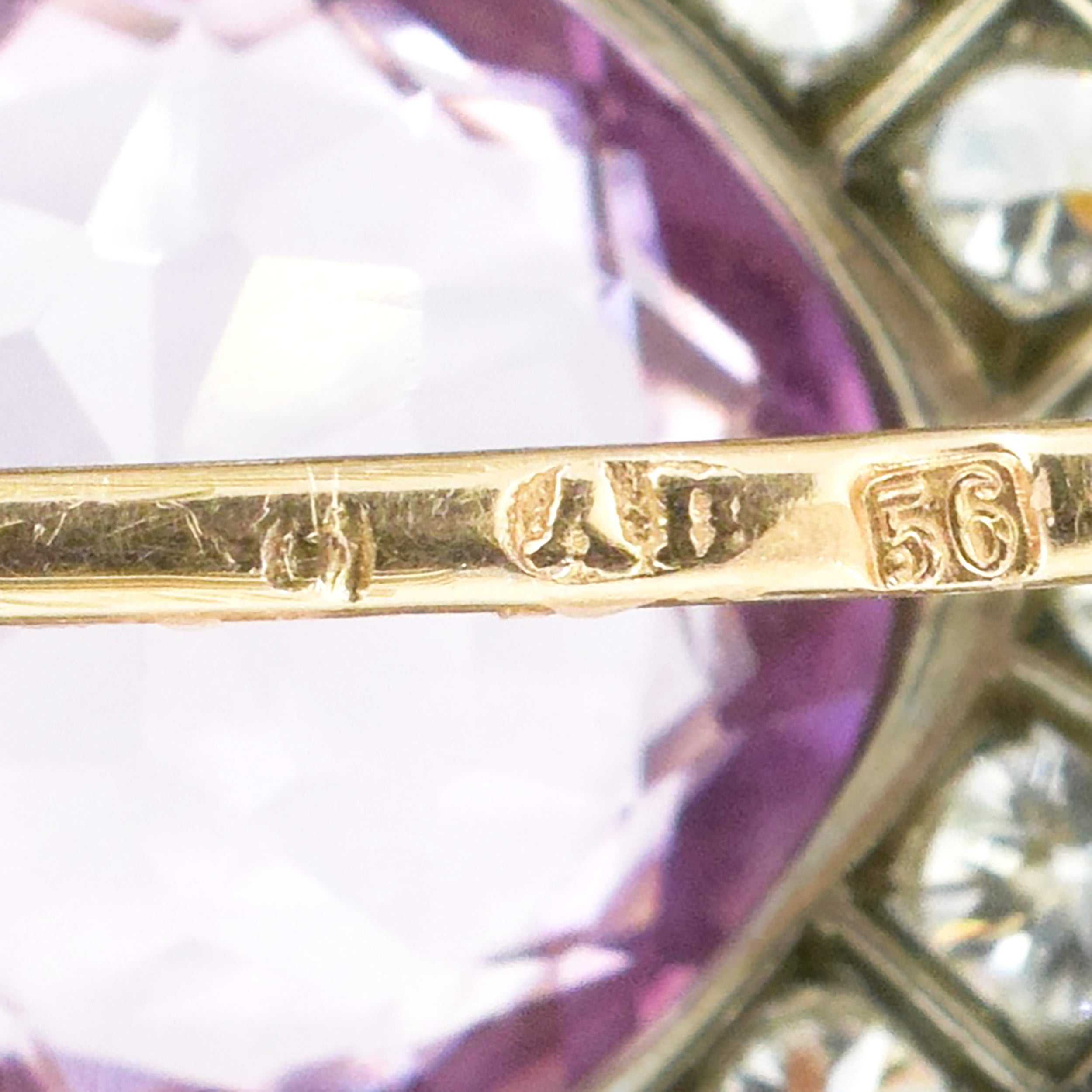 1890's Fabergé Pink Sapphire & Diamond Brooch & Pendant